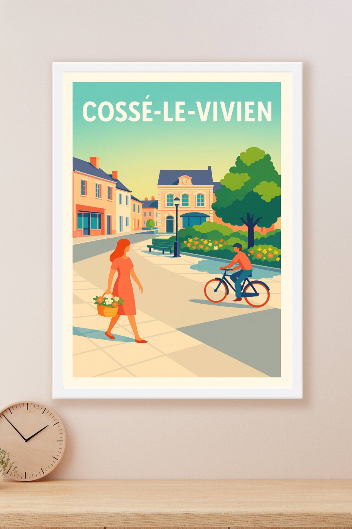 Affiche de Cossé-le-Vivien - Charme et sérénité au cœur du village
