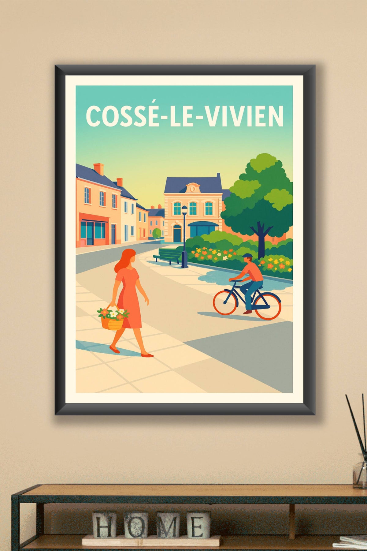 Affiche de Cossé-le-Vivien - Charme et sérénité au cœur du village