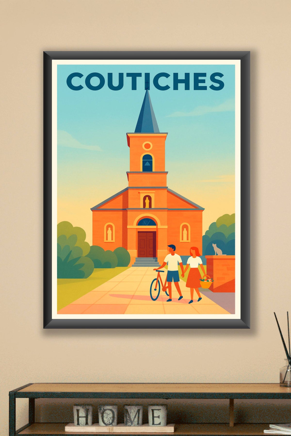 Affiche de Coutiches - L'Élégance Paisible du Charme Local