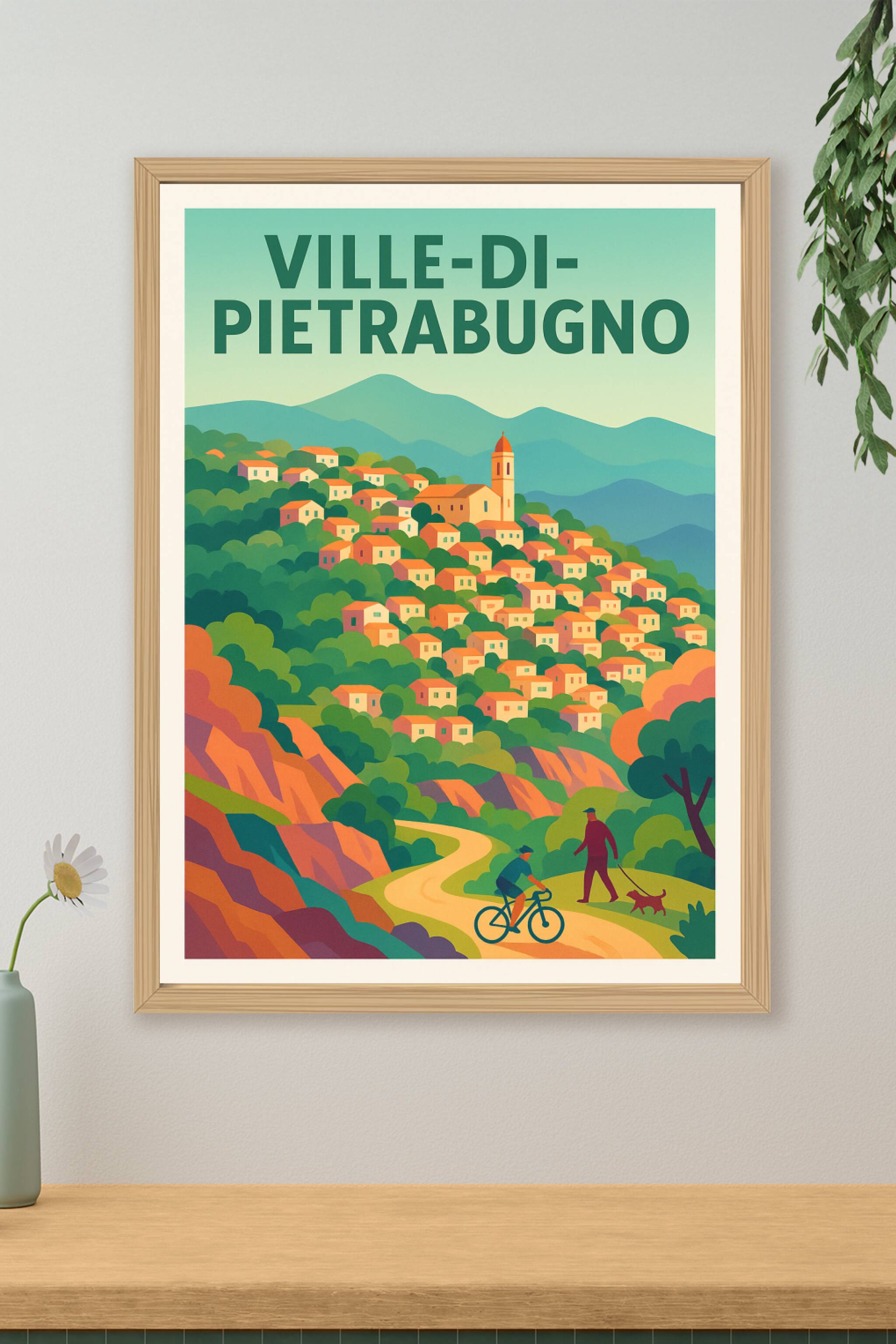 Affiche de Ville-di-Pietrabugno - Charme et nature en harmonie