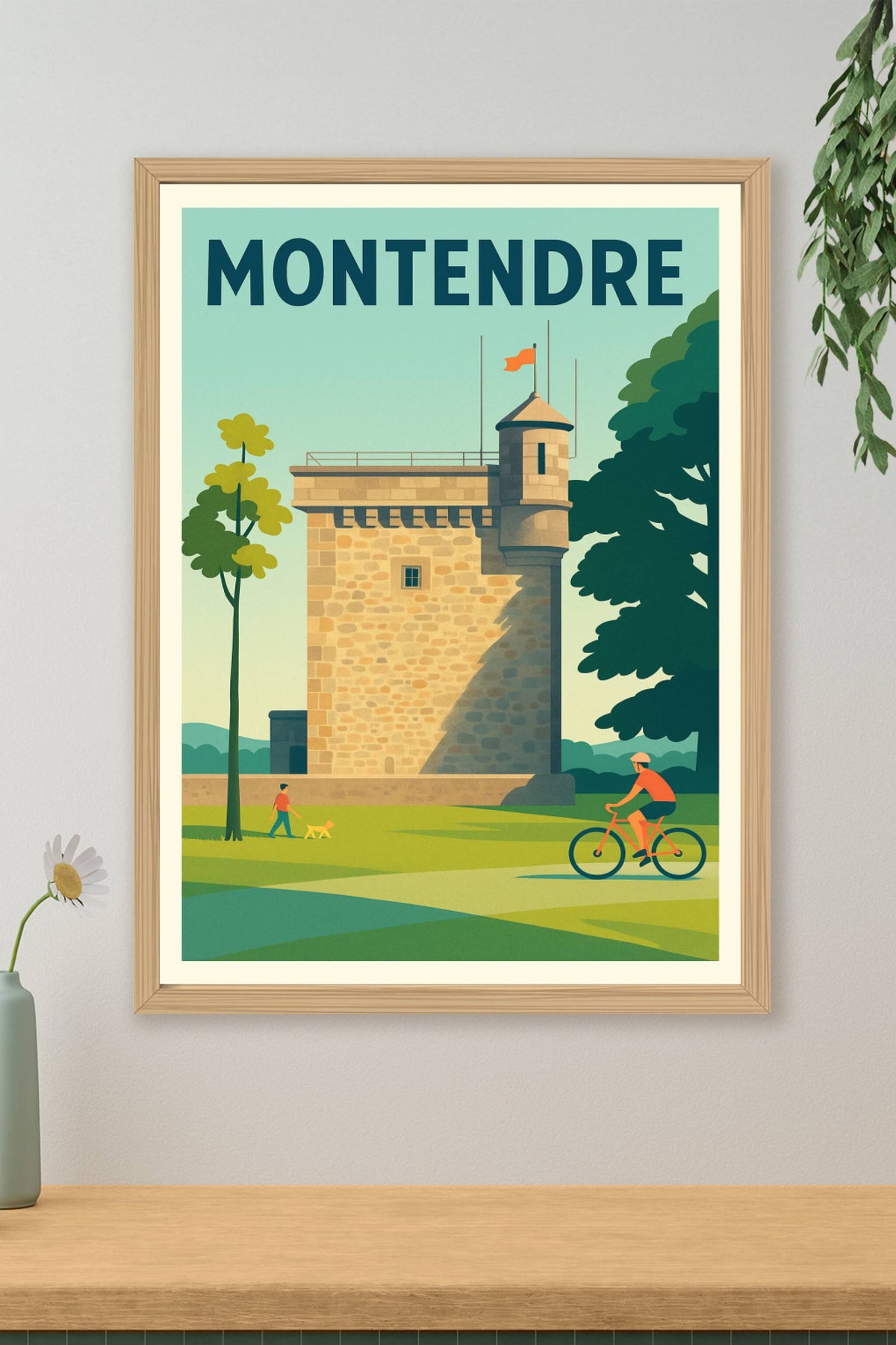 Affiche de Montendre - Charme historique et nature apaisante