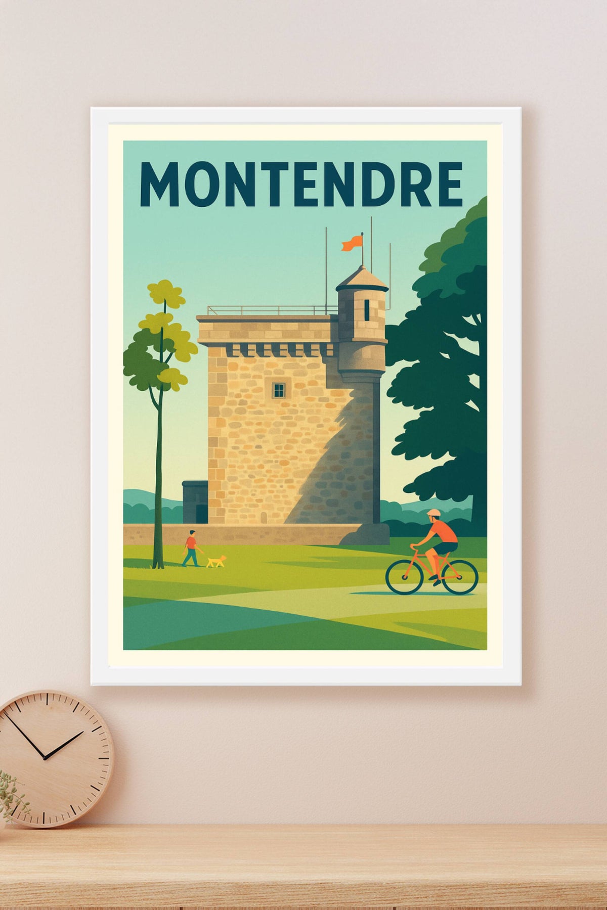 Affiche de Montendre - Charme historique et nature apaisante