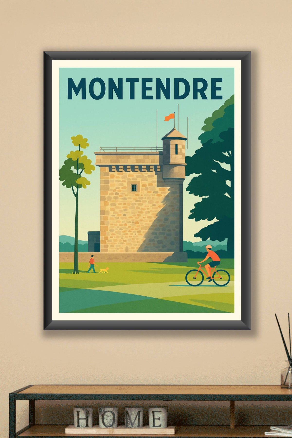 Affiche de Montendre - Charme historique et nature apaisante
