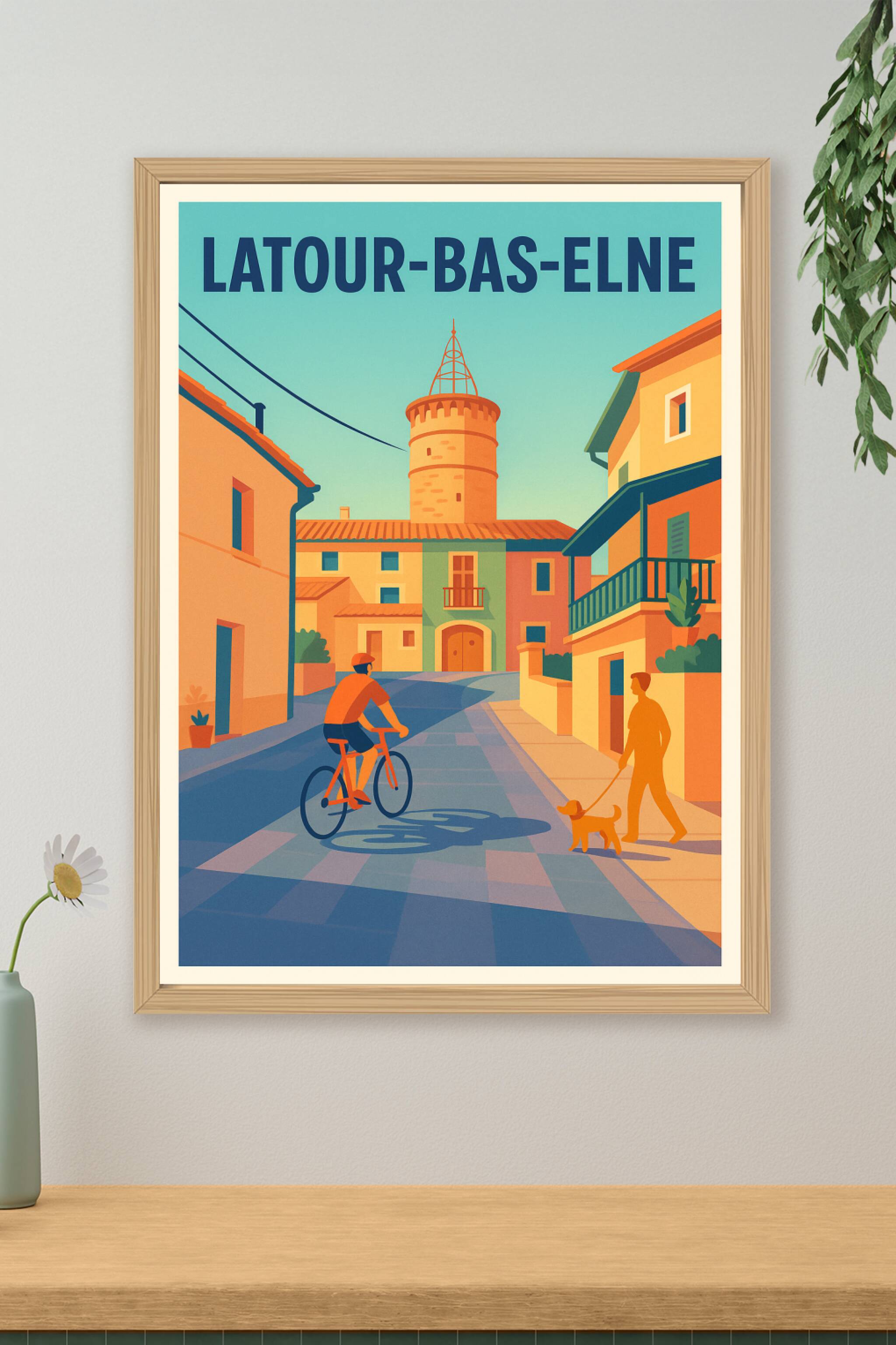 Affiche de Latour-Bas-Elne - Charme authentique en Provence