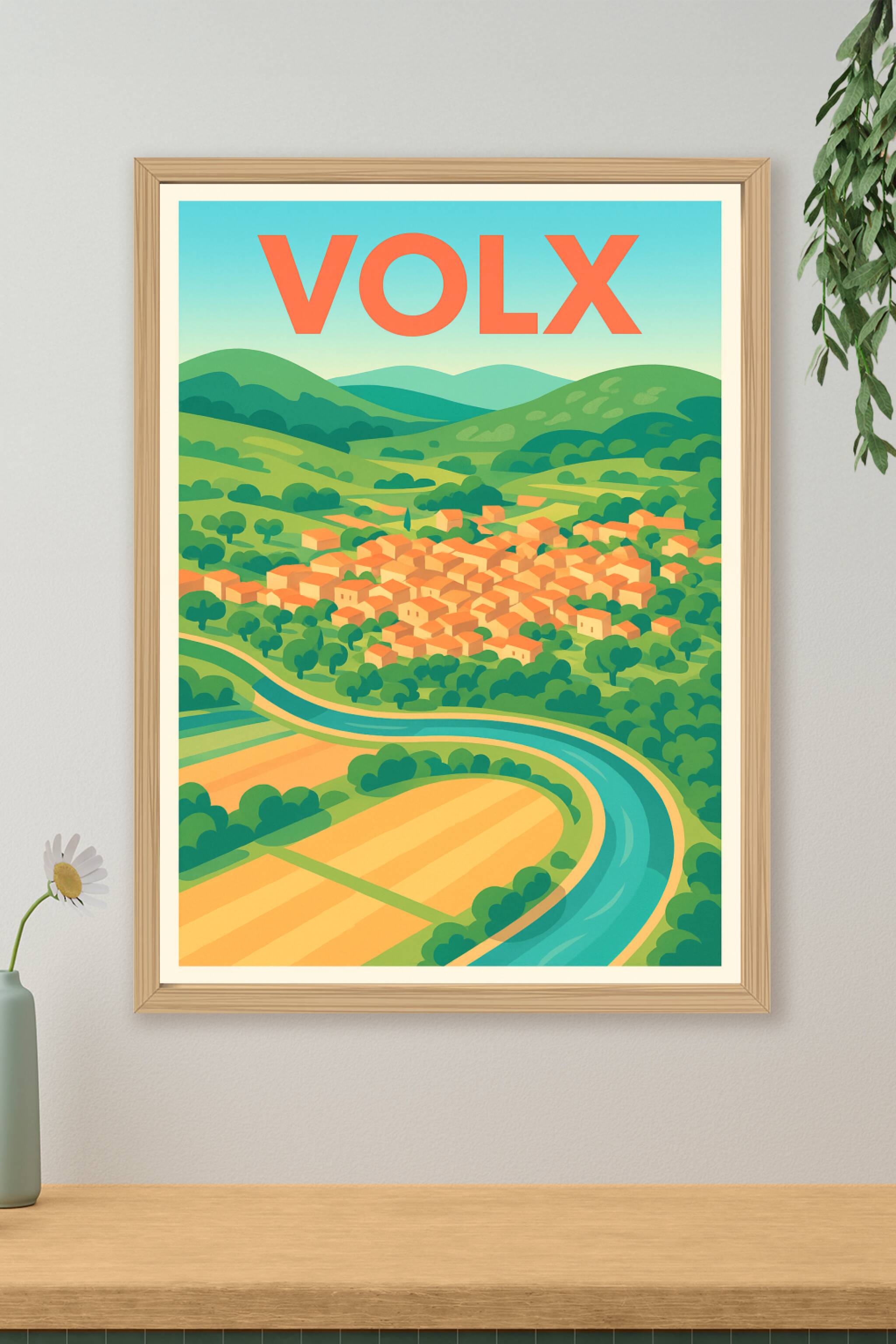 Affiche de Volx - Charme verdoyant au cœur de la Provence