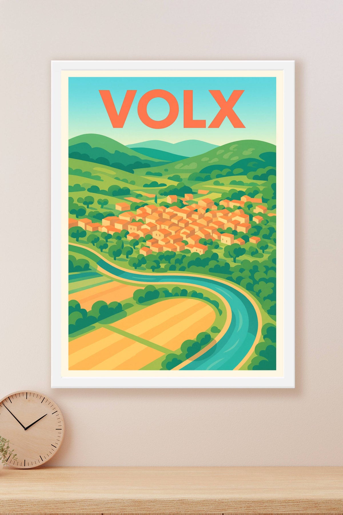 Affiche de Volx - Charme verdoyant au cœur de la Provence