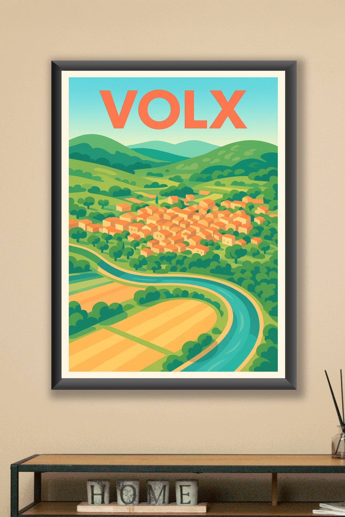 Affiche de Volx - Charme verdoyant au cœur de la Provence