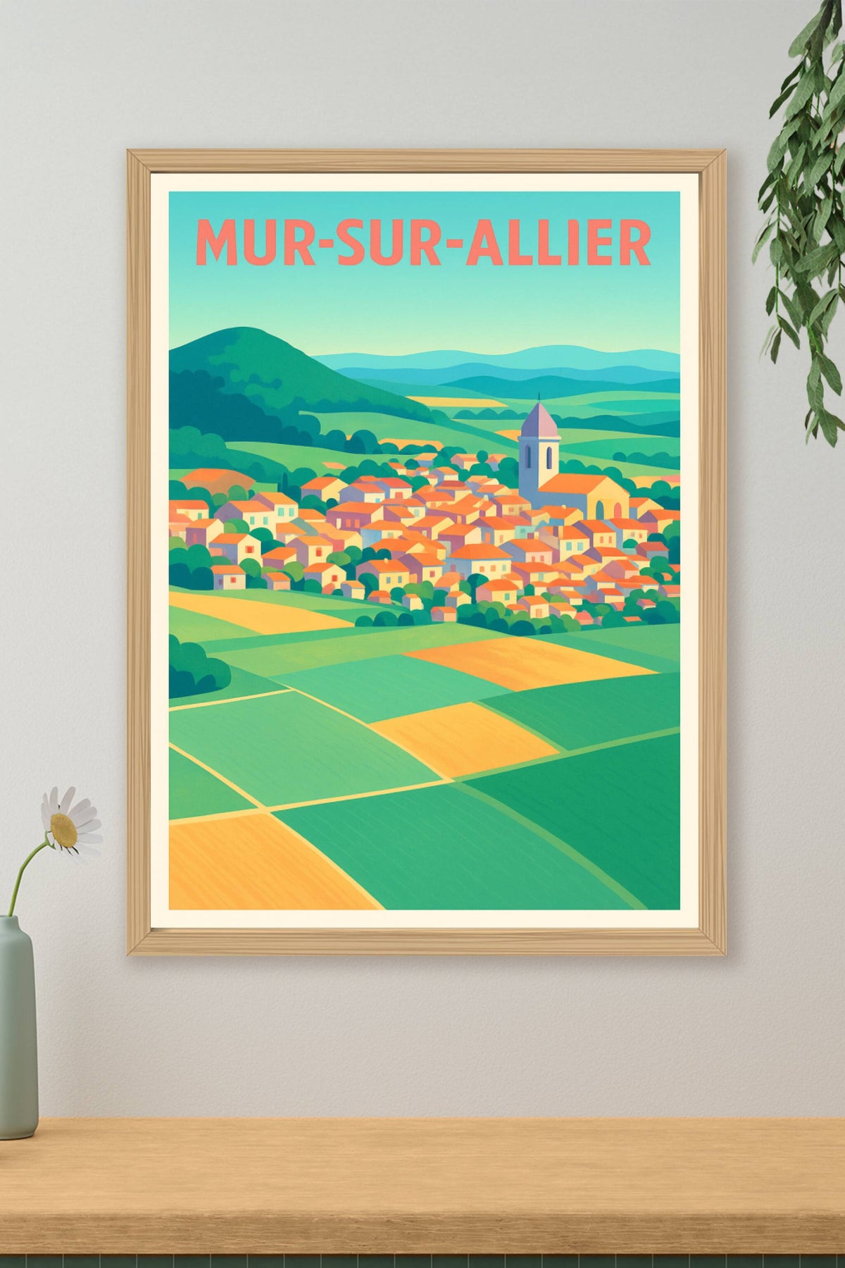 Affiche de Mur-sur-Allier - Charme bucolique au cœur de la campagne