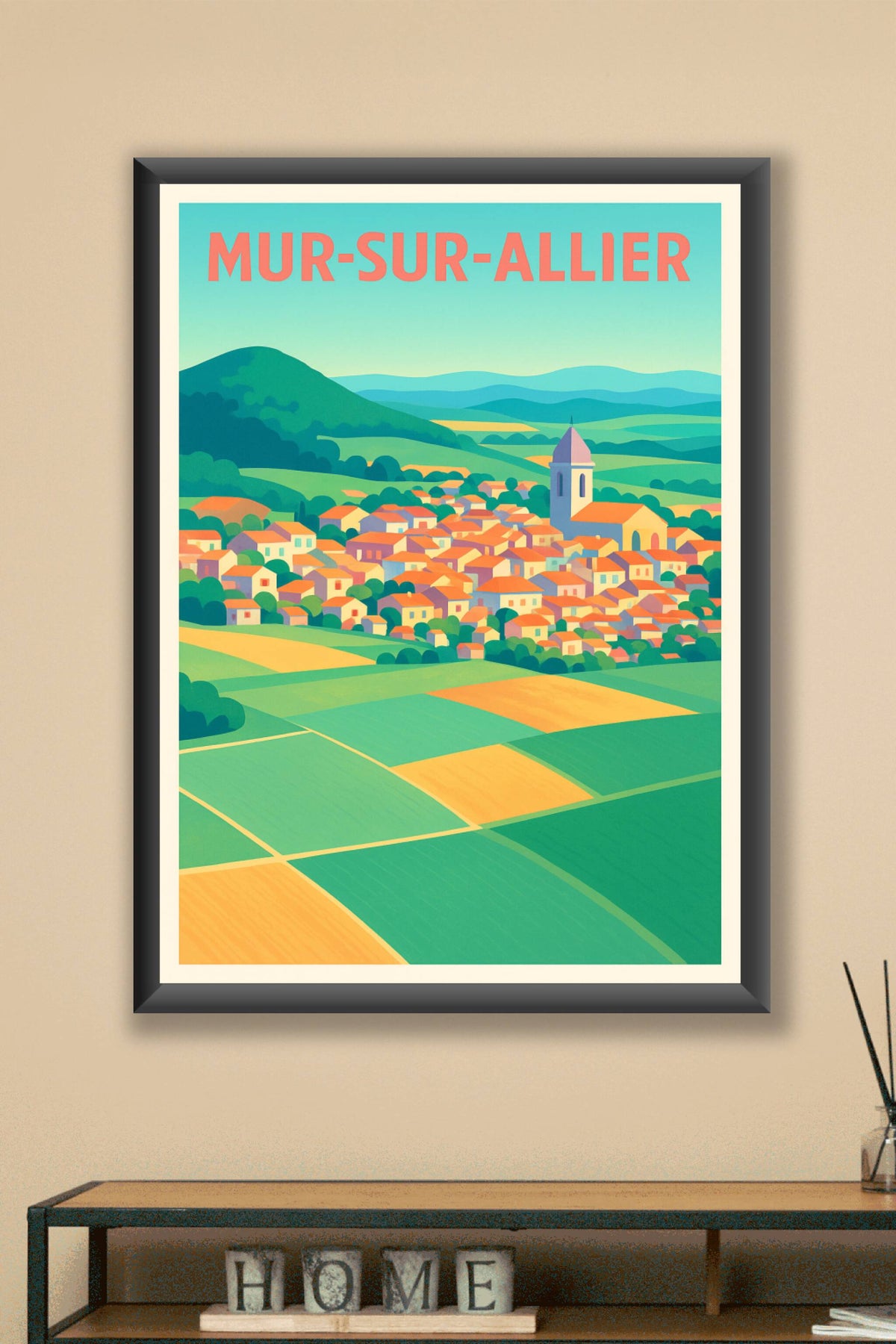 Affiche de Mur-sur-Allier - Charme bucolique au cœur de la campagne