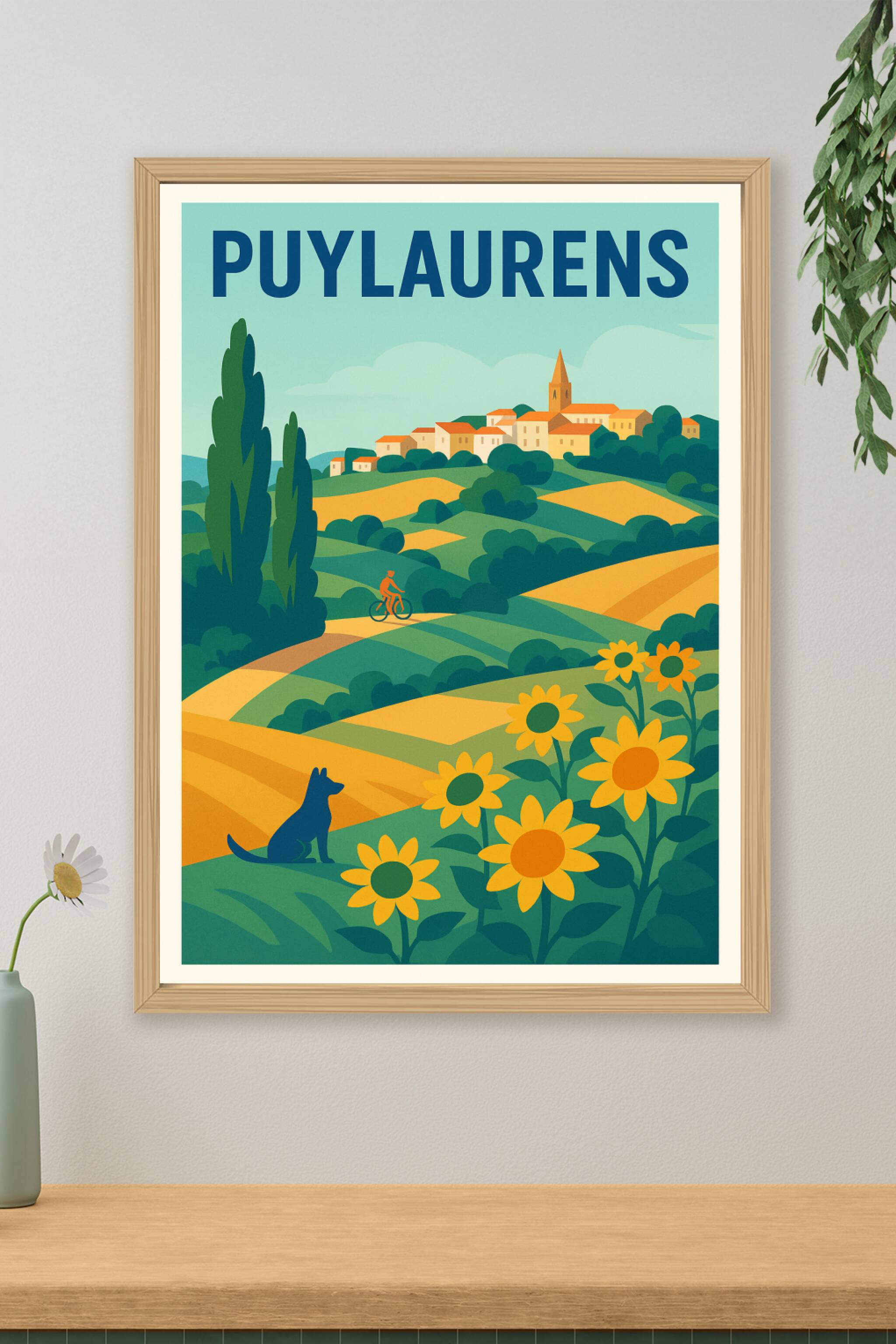 Affiche de Puylaurens - Charme bucolique en pleine nature