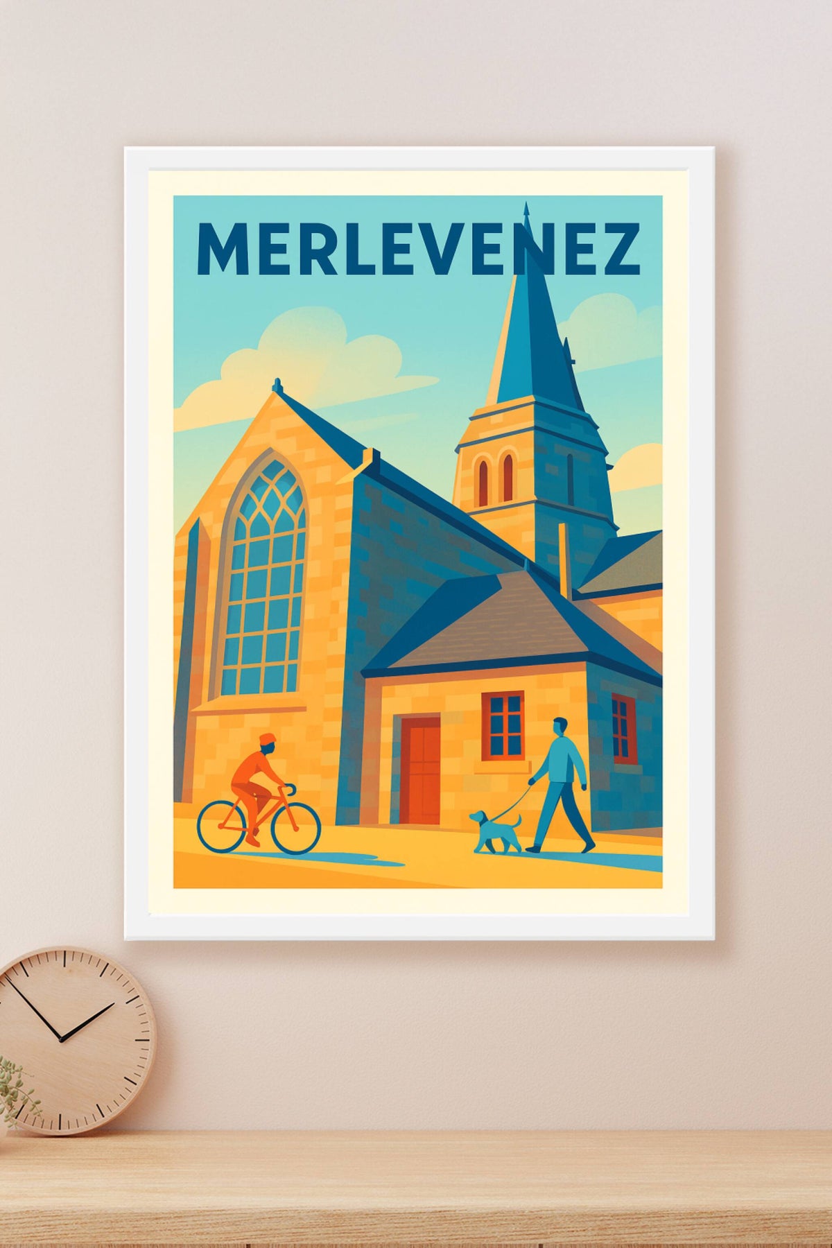 Affiche de Merlevenez - Charme et Sérénité au Cœur de la Bretagne