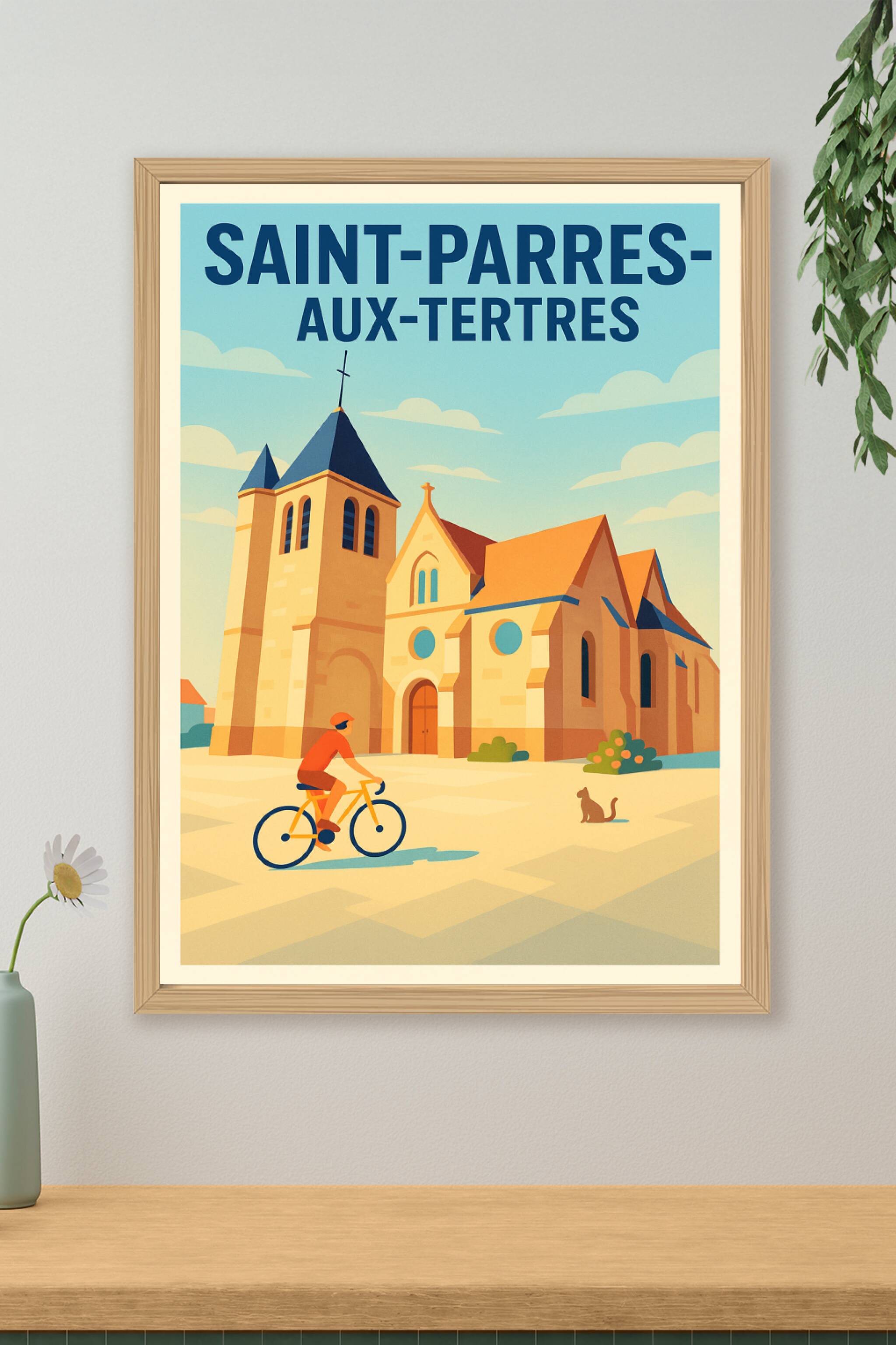 Affiche de Saint-Parres-aux-Tertres - Charme et tranquillité champêtres