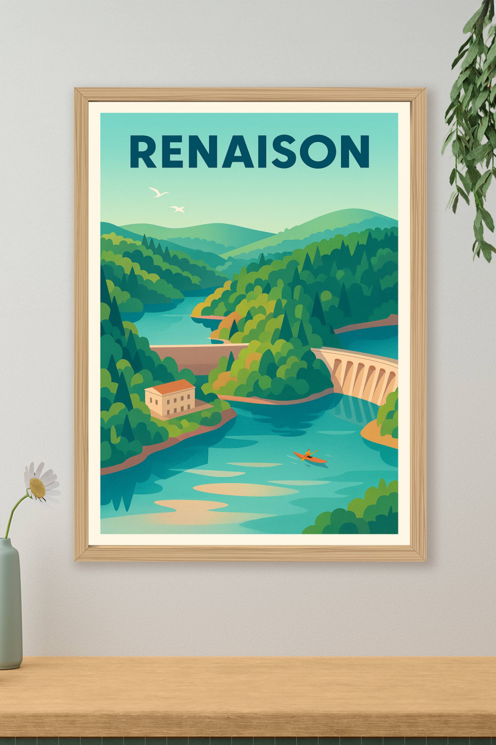 Affiche de Renaison - Harmonie nature et eau vive