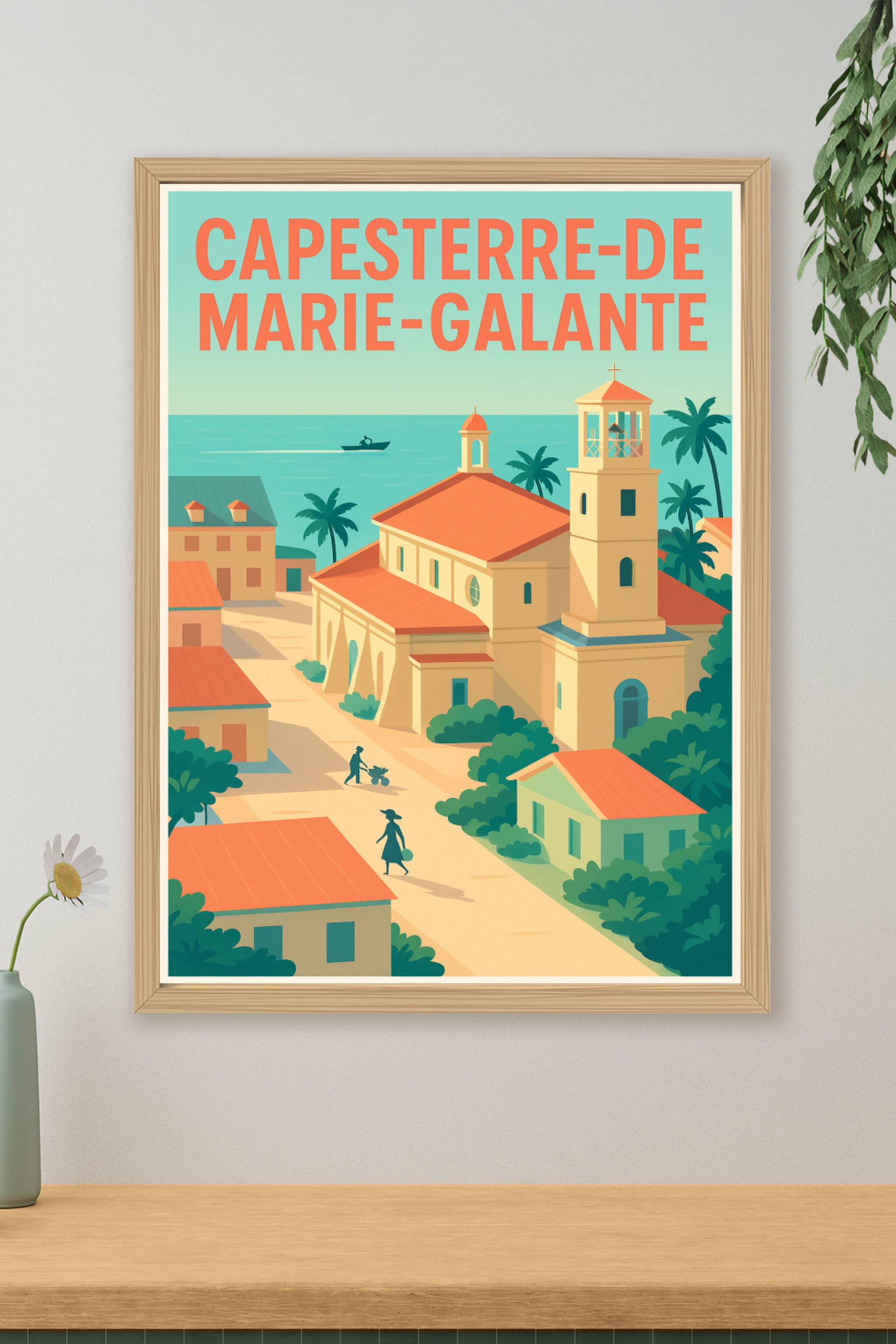 Affiche de Capesterre-de-Marie-Galante - Charme insulaire et douceur caribéenne
