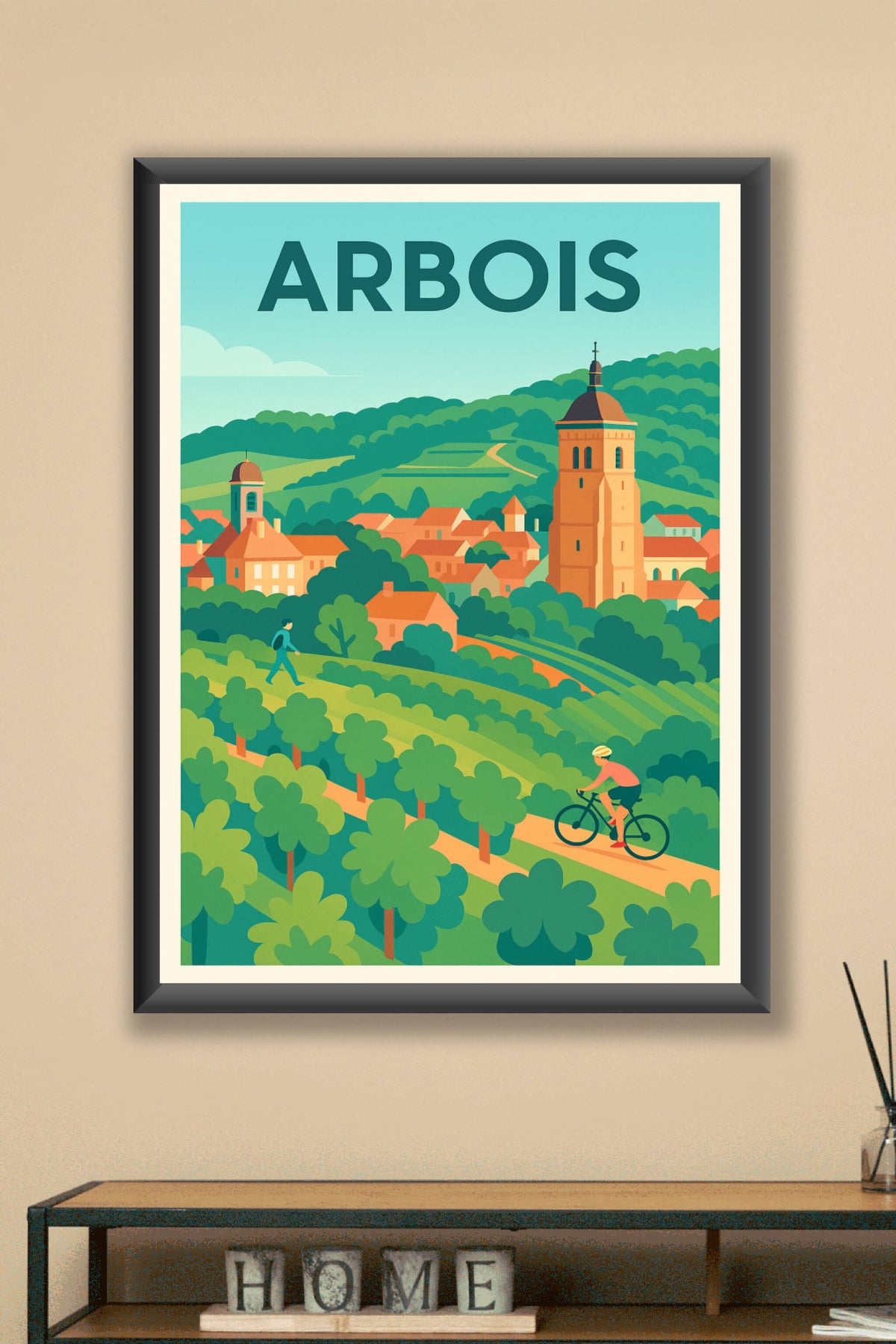 Affiche de Arbois - Balade au cœur des vignobles jurassiens