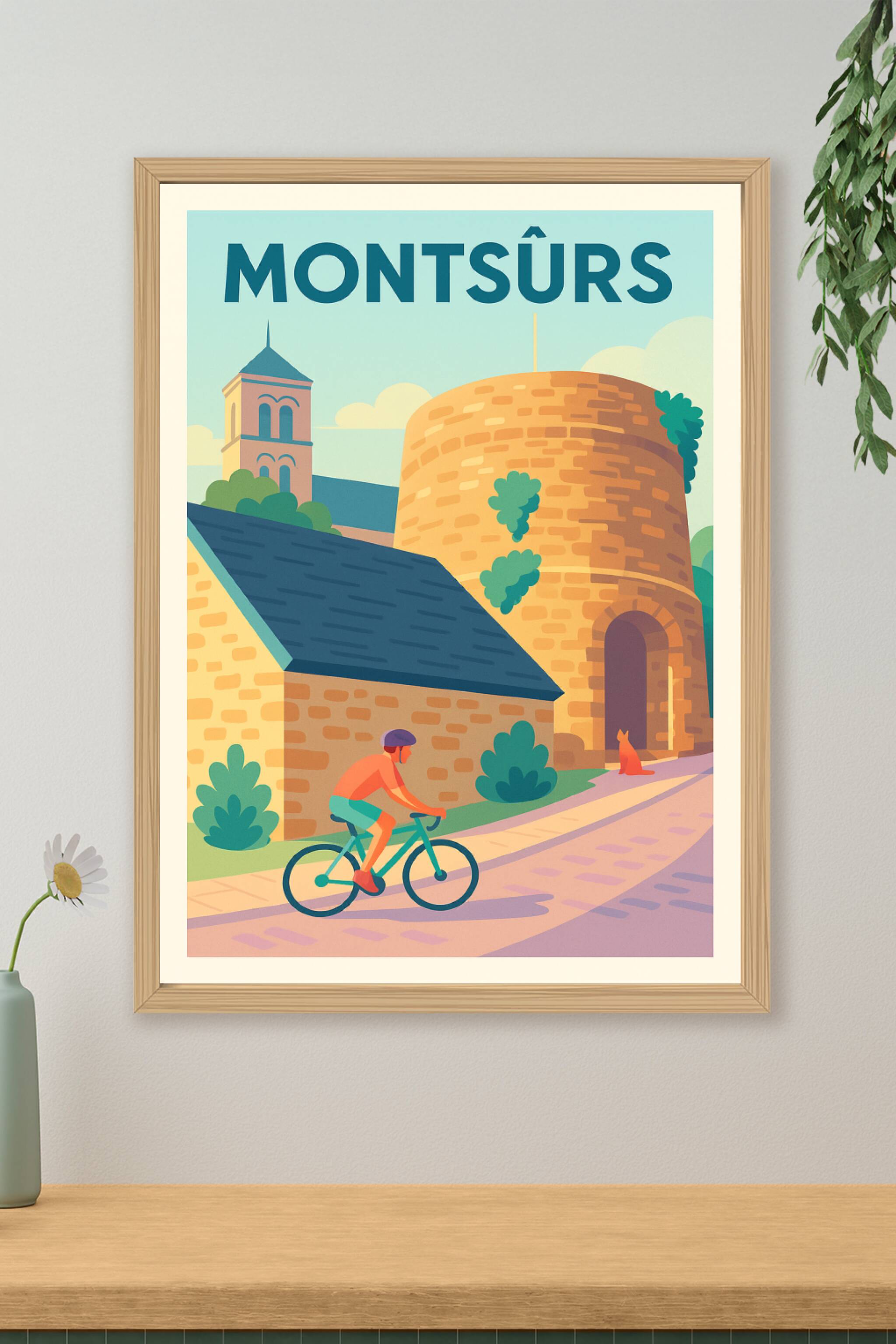 Affiche de Montsûrs - Charme et douceur d'une petite cité de caractère