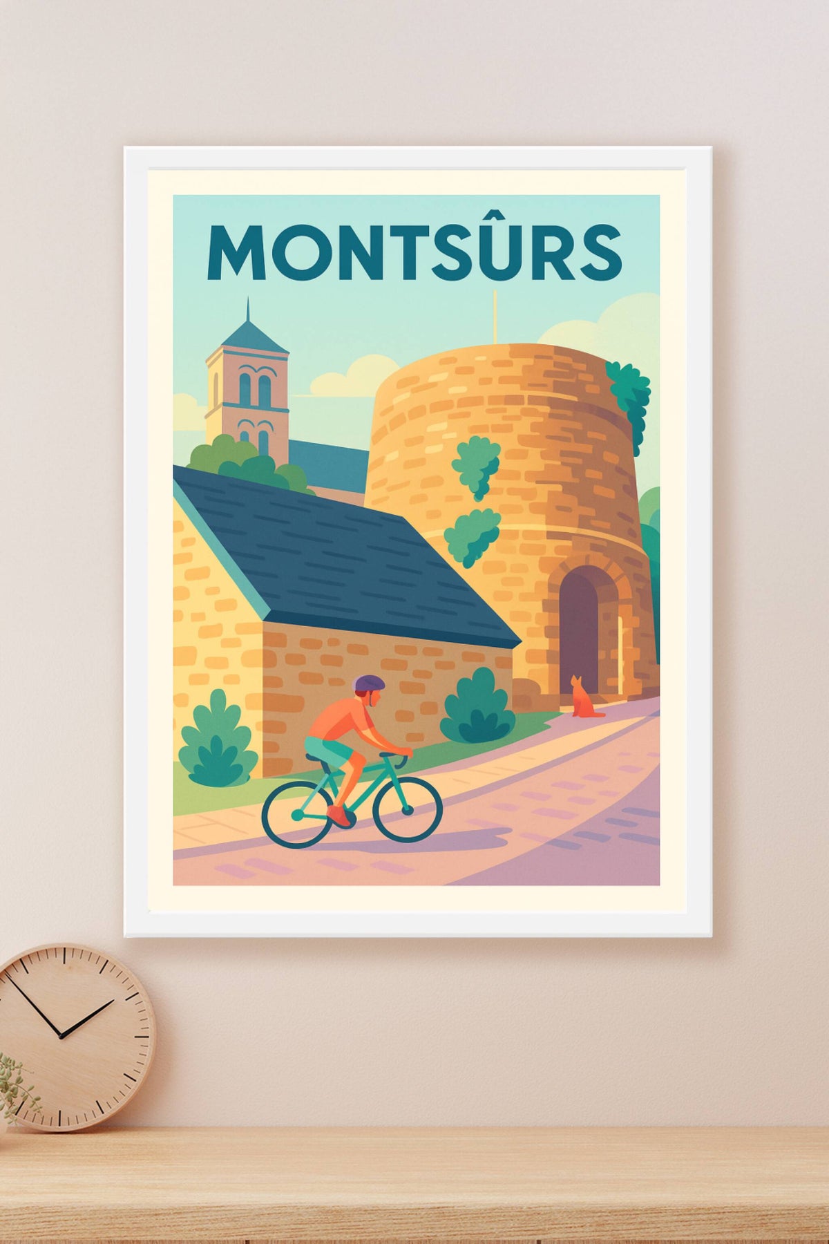 Affiche de Montsûrs - Charme et douceur d'une petite cité de caractère