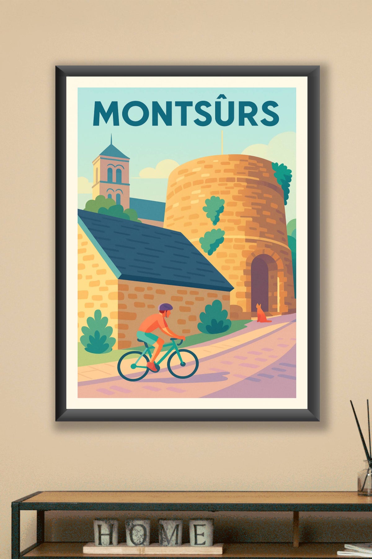 Affiche de Montsûrs - Charme et douceur d'une petite cité de caractère