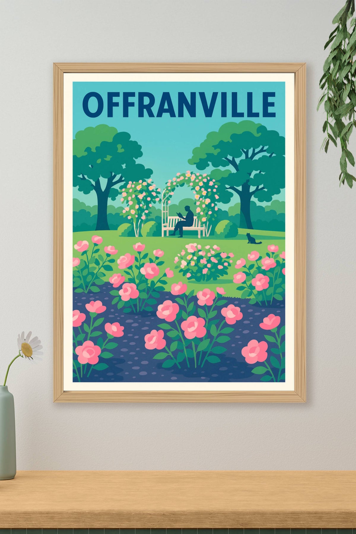 Affiche de Offranville - Havre de paix et nature fleurie