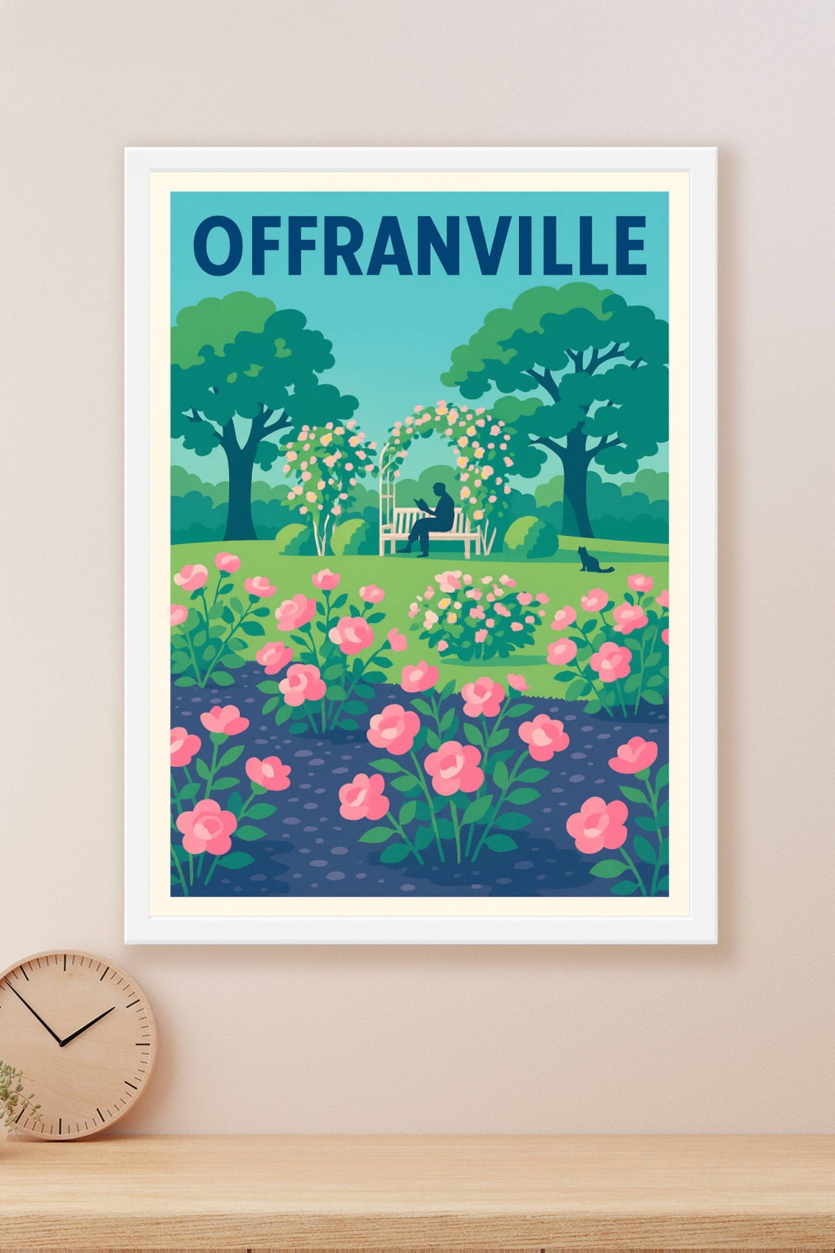 Affiche de Offranville - Havre de paix et nature fleurie