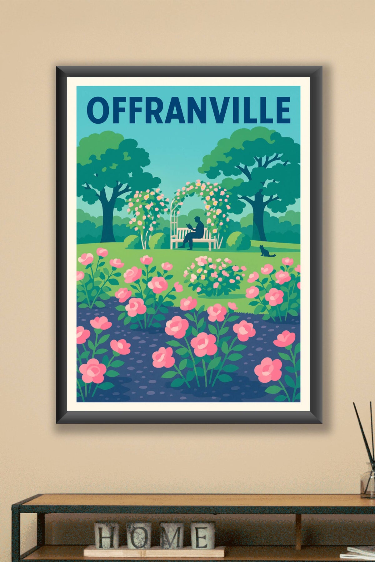 Affiche de Offranville - Havre de paix et nature fleurie