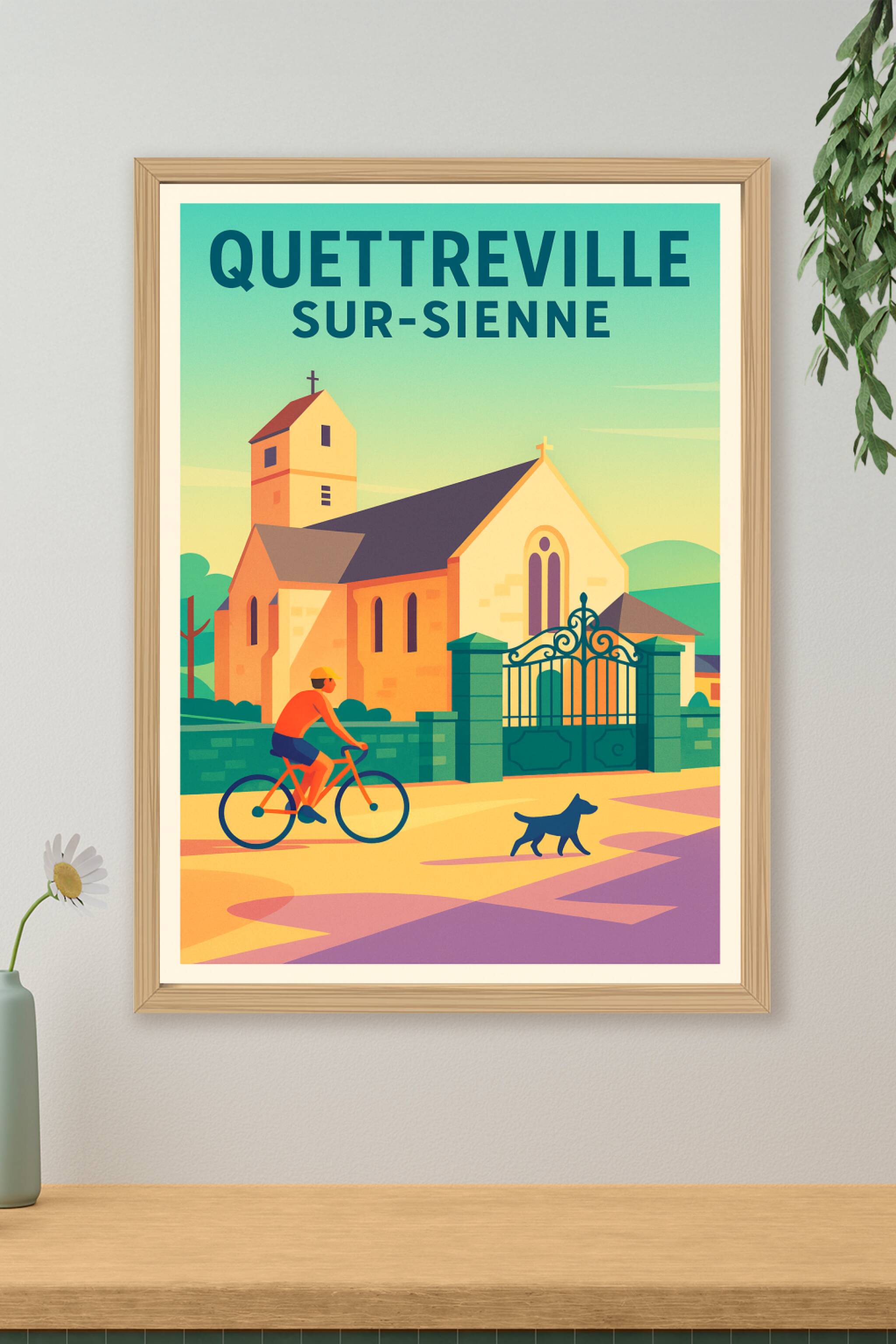Affiche de Quettreville-sur-Sienne - Charme et sérénité normande