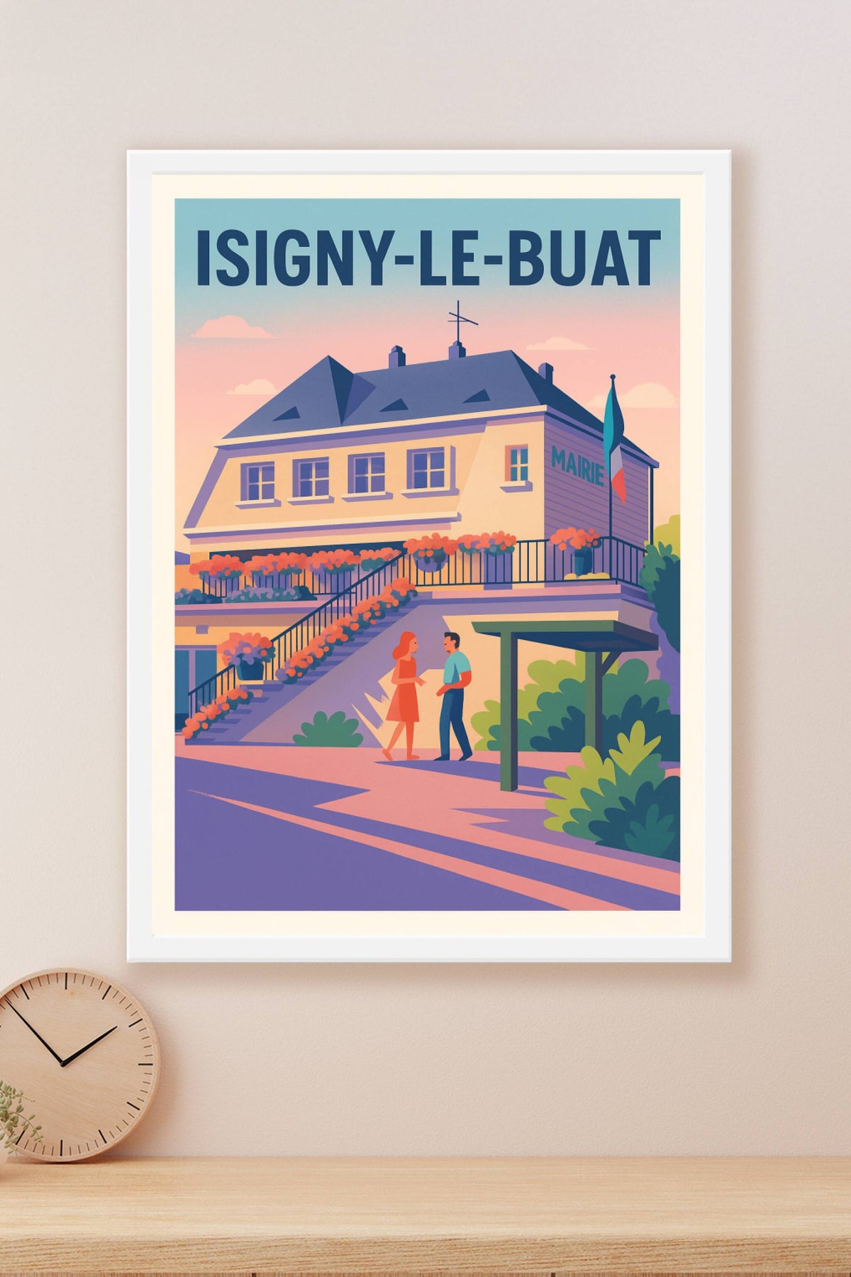 Affiche de Isigny-le-Buat - Charme et douceur d'une mairie paisible