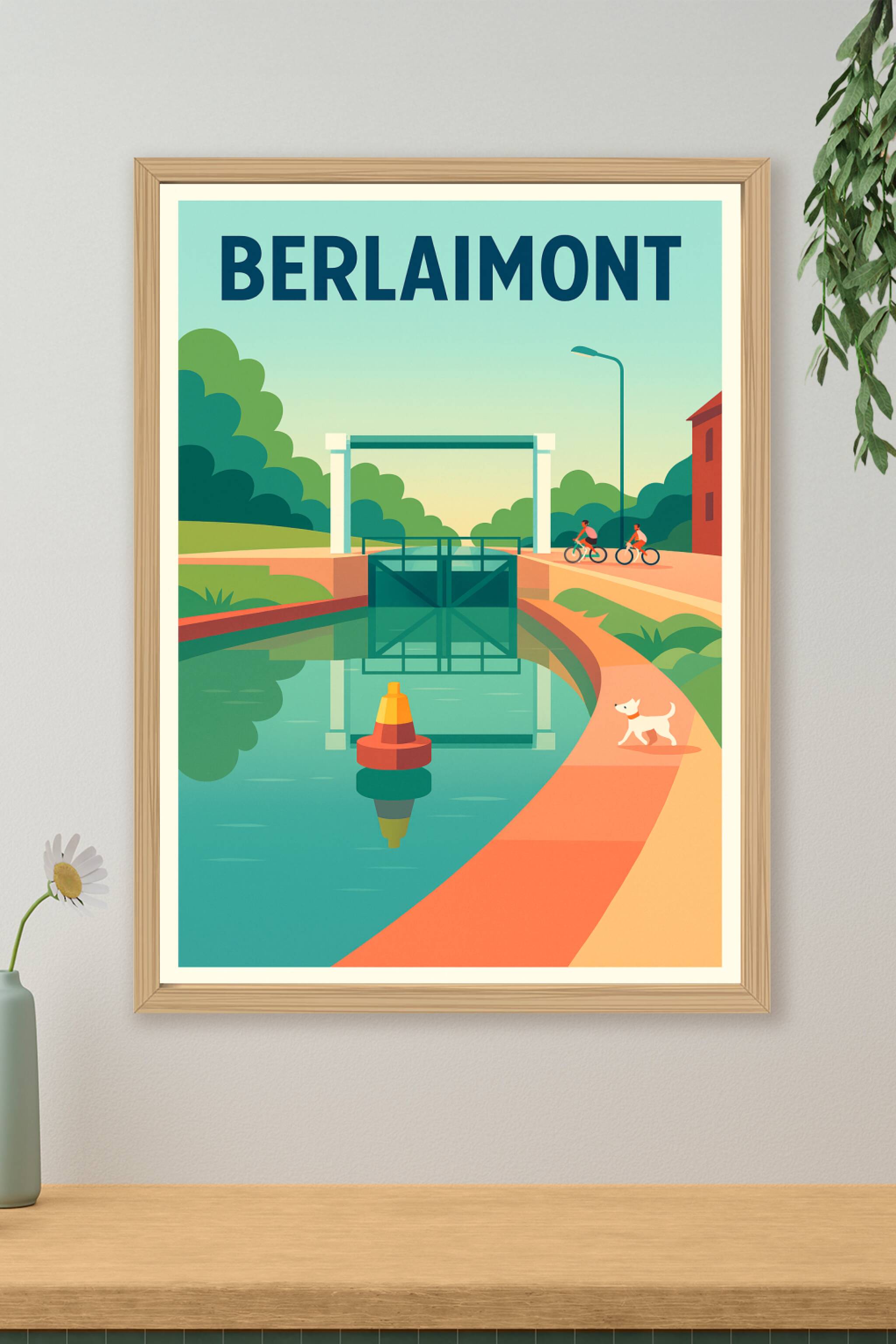 Affiche de Berlaimont - Charme et douceur au fil de l'eau