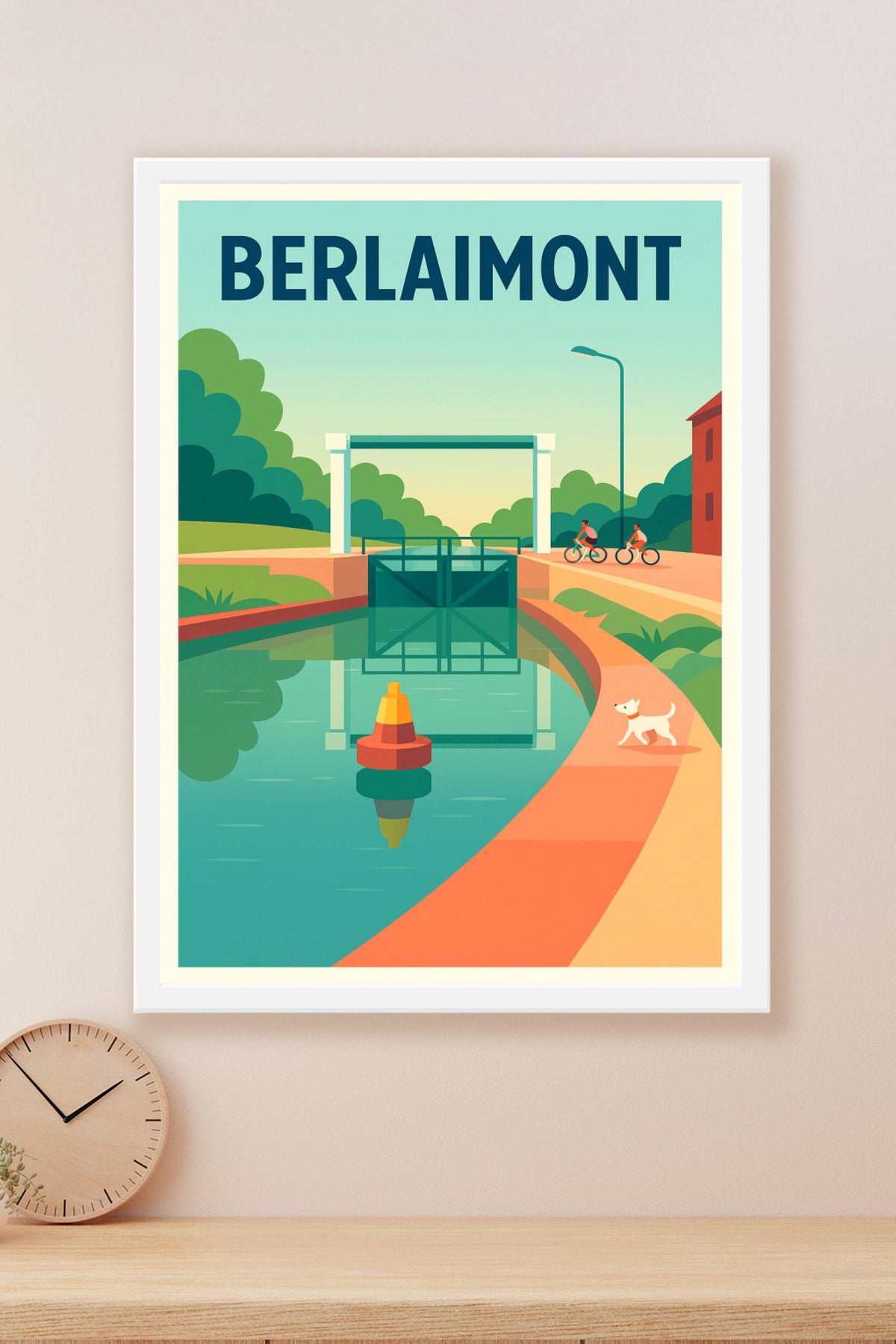 Affiche de Berlaimont - Charme et douceur au fil de l'eau