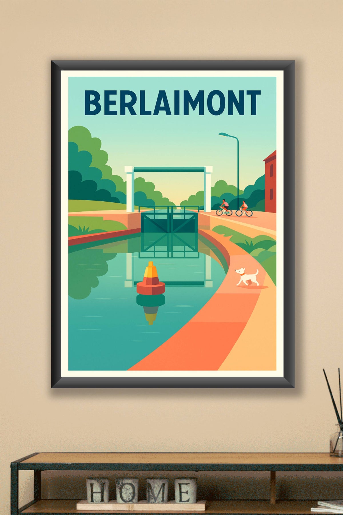 Affiche de Berlaimont - Charme et douceur au fil de l'eau