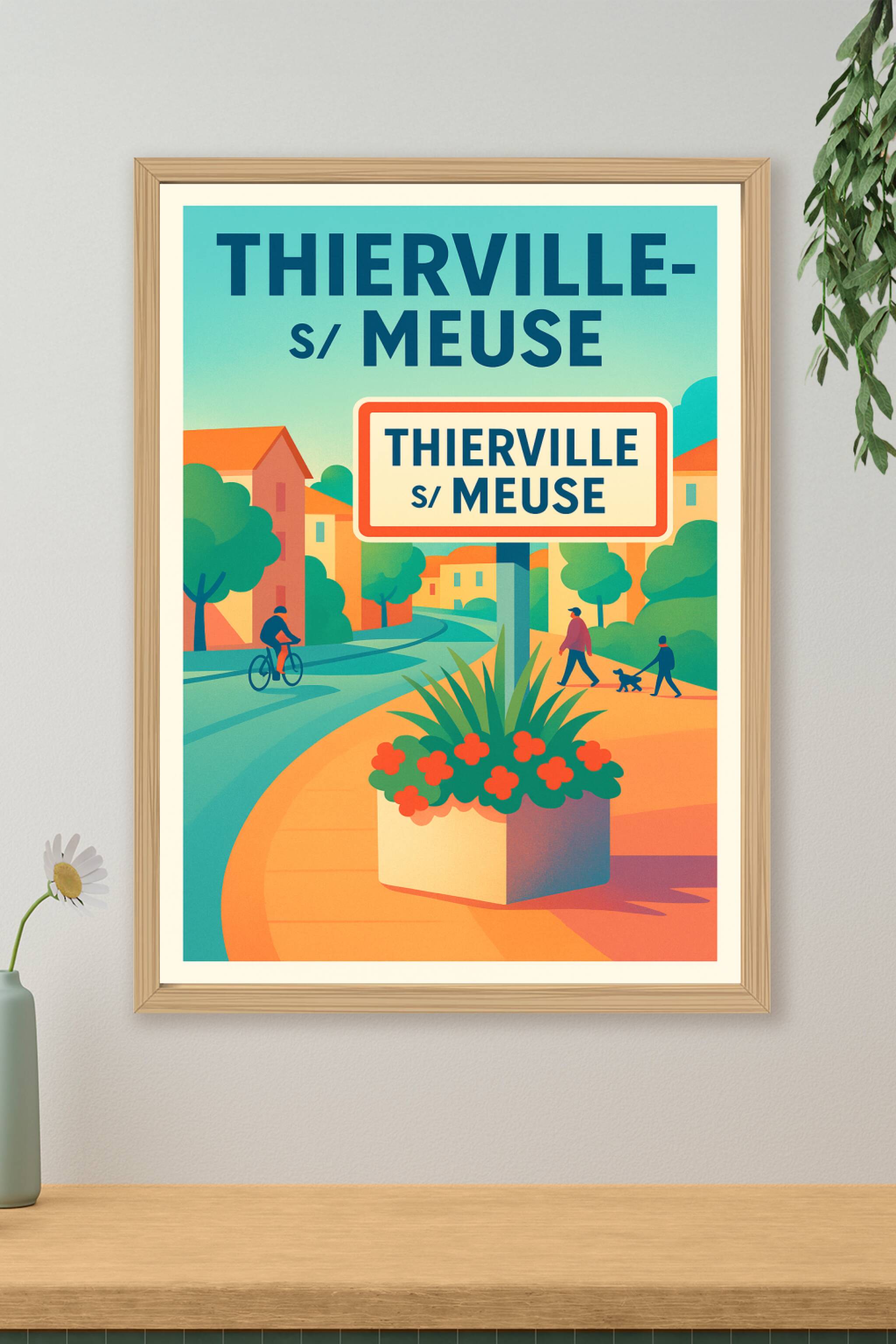 Affiche de Thierville-sur-Meuse - Charme et sérénité au cœur de la Meuse