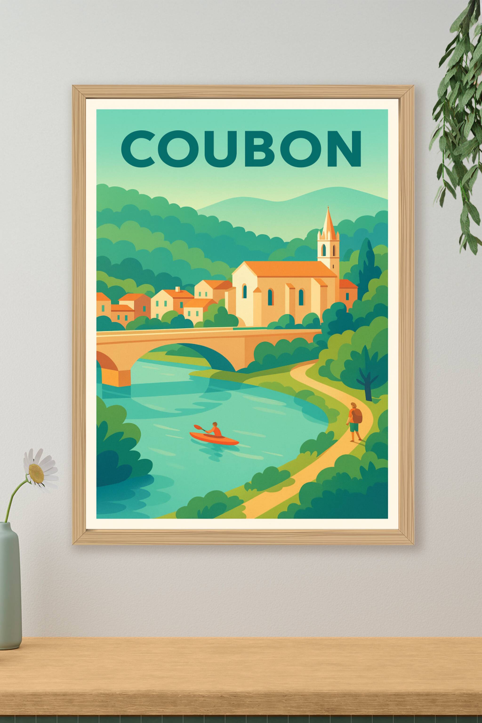 Affiche de Coubon - Évasion nature au fil de l'eau
