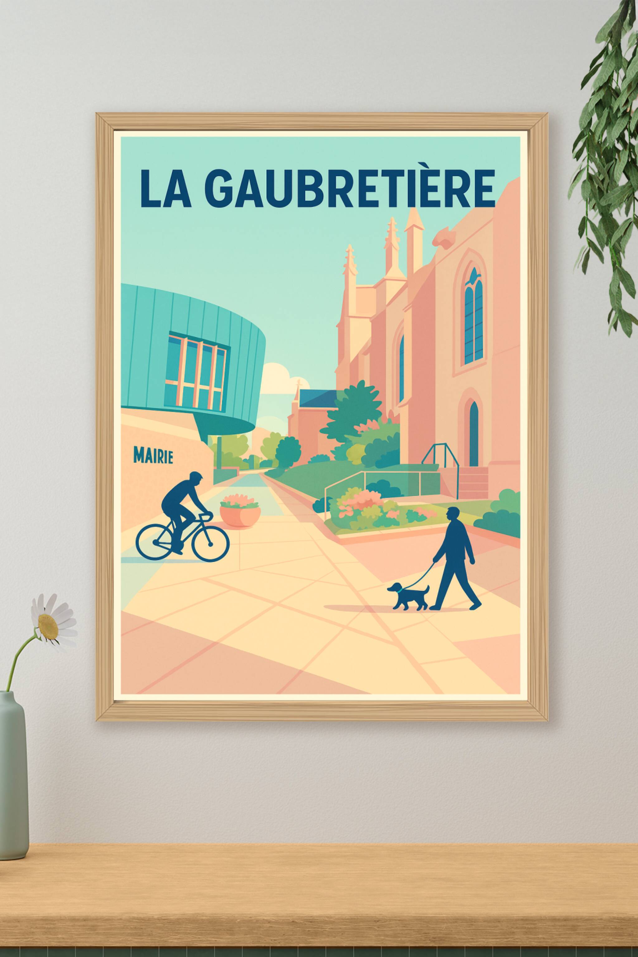 Affiche de La Gaubretière - Charme tranquille et élégance urbaine