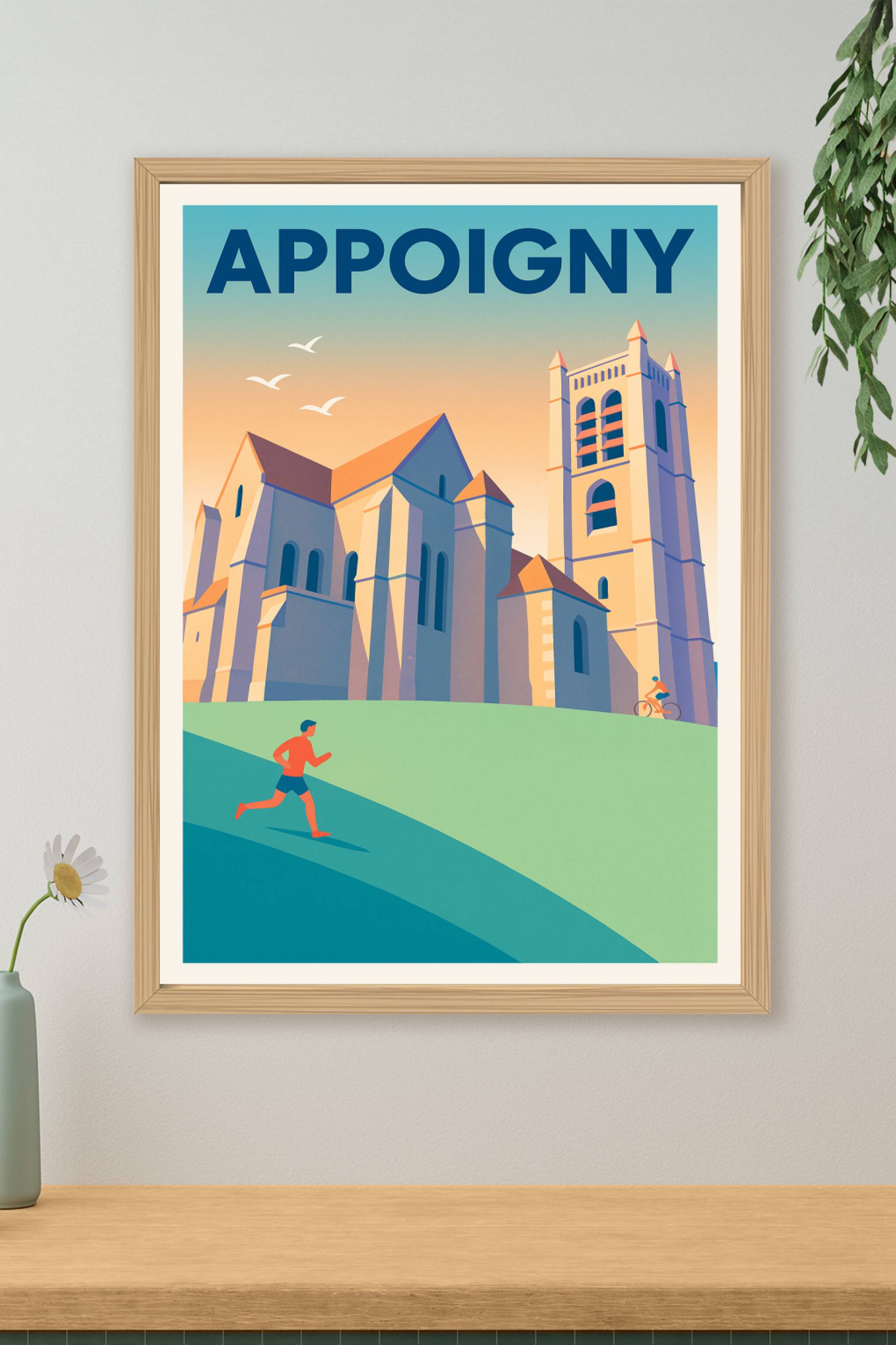 Affiche de Appoigny - L'élégance sereine au cœur de la nature