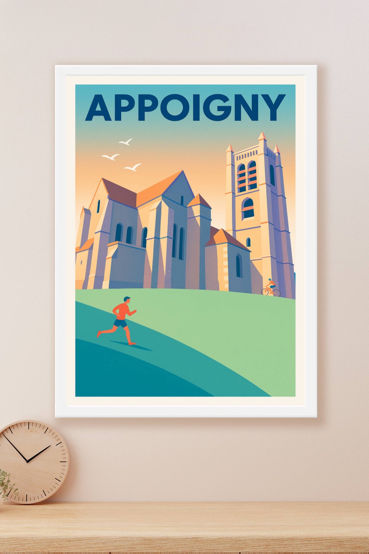 Affiche de Appoigny - L'élégance sereine au cœur de la nature