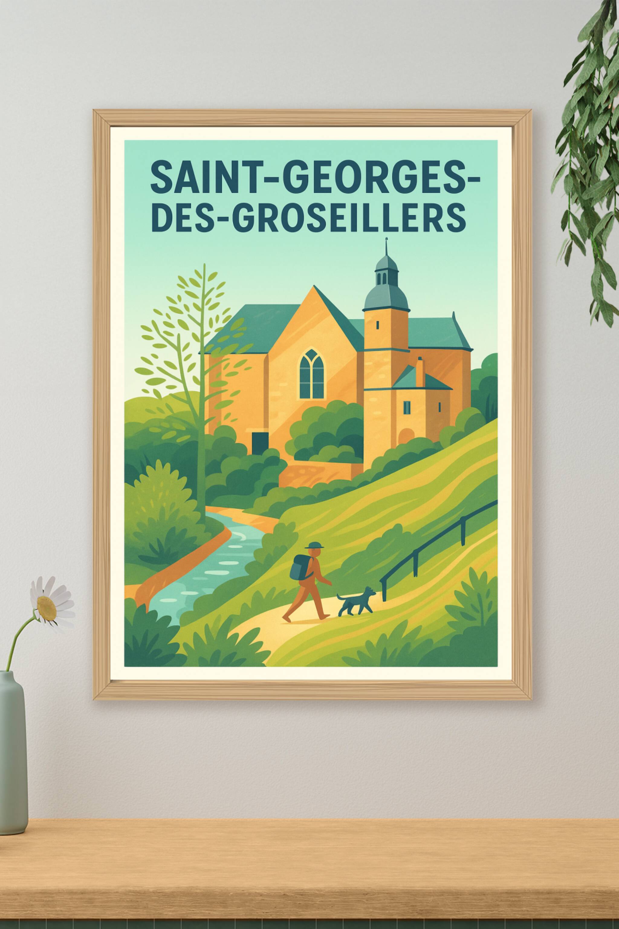 Affiche de Saint-Georges-des-Groseillers - Charme bucolique et patrimoine authentique