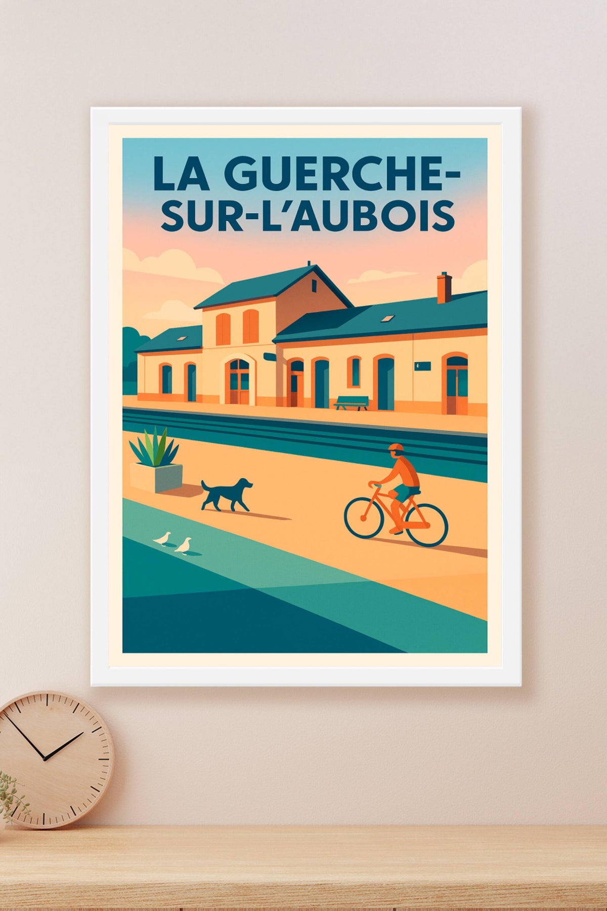 Affiche de La Guerche-sur-l'Aubois - Charme tranquille et convivialité locale