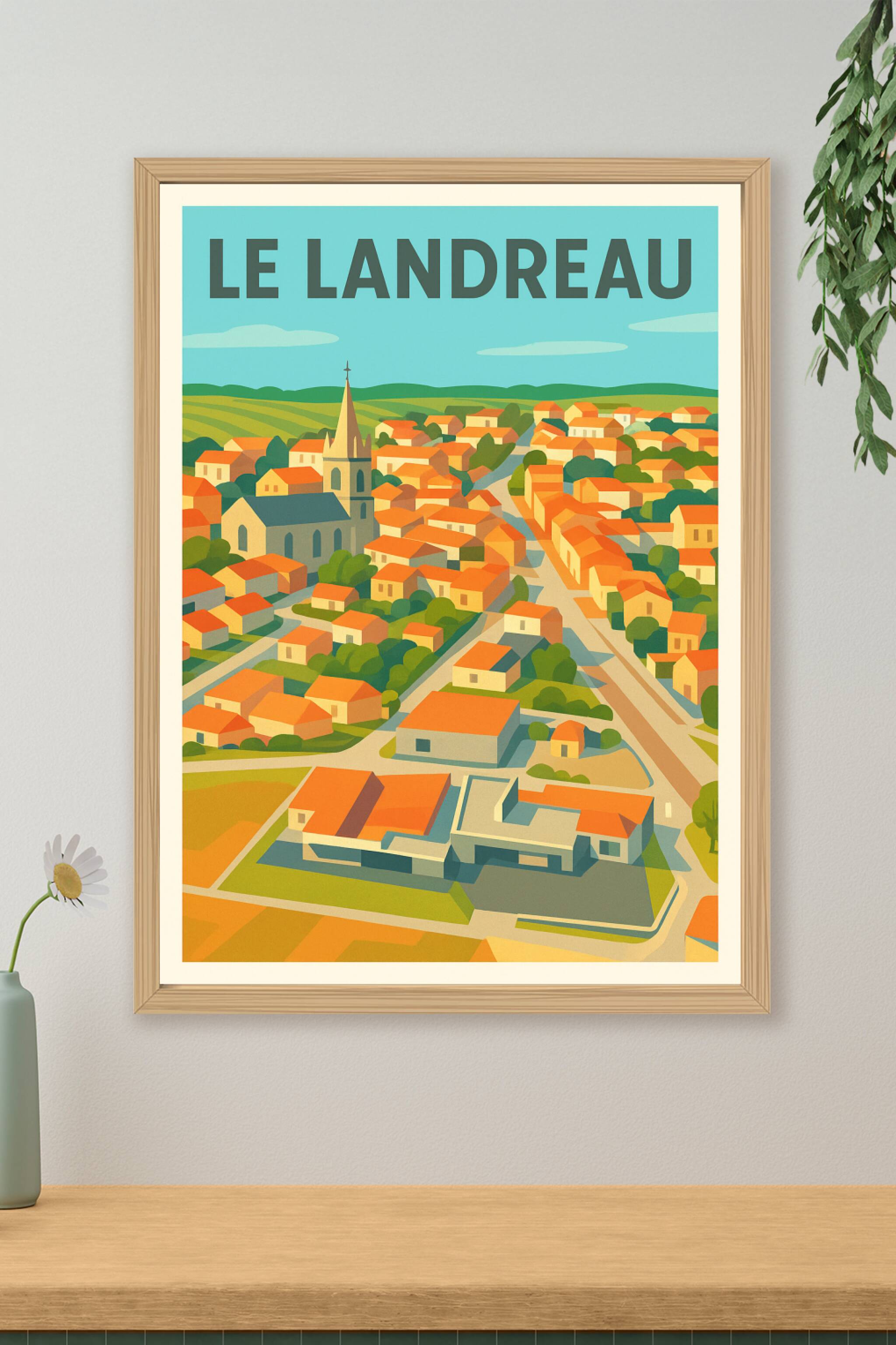 Affiche de Le Landreau - Charme authentique d'un village paisible