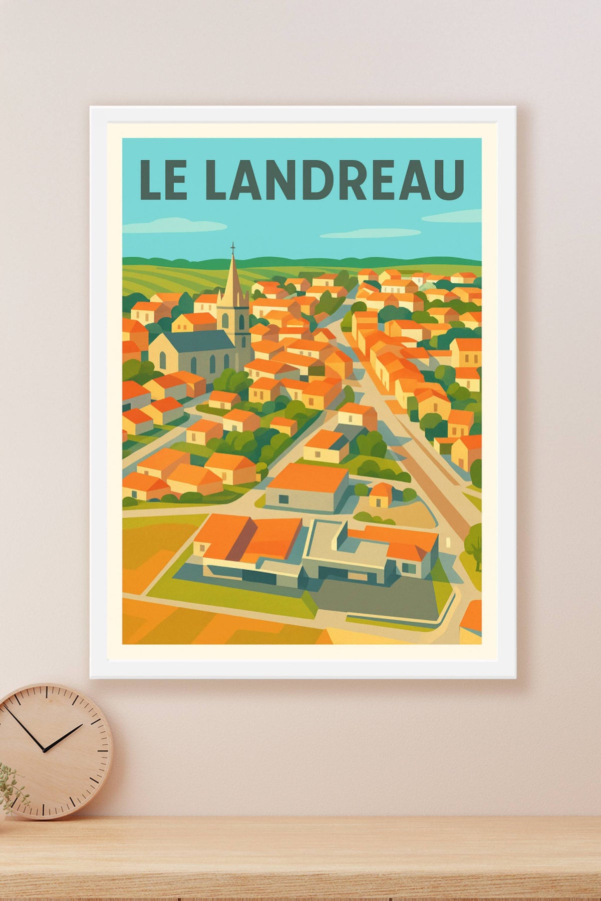 Affiche de Le Landreau - Charme authentique d'un village paisible