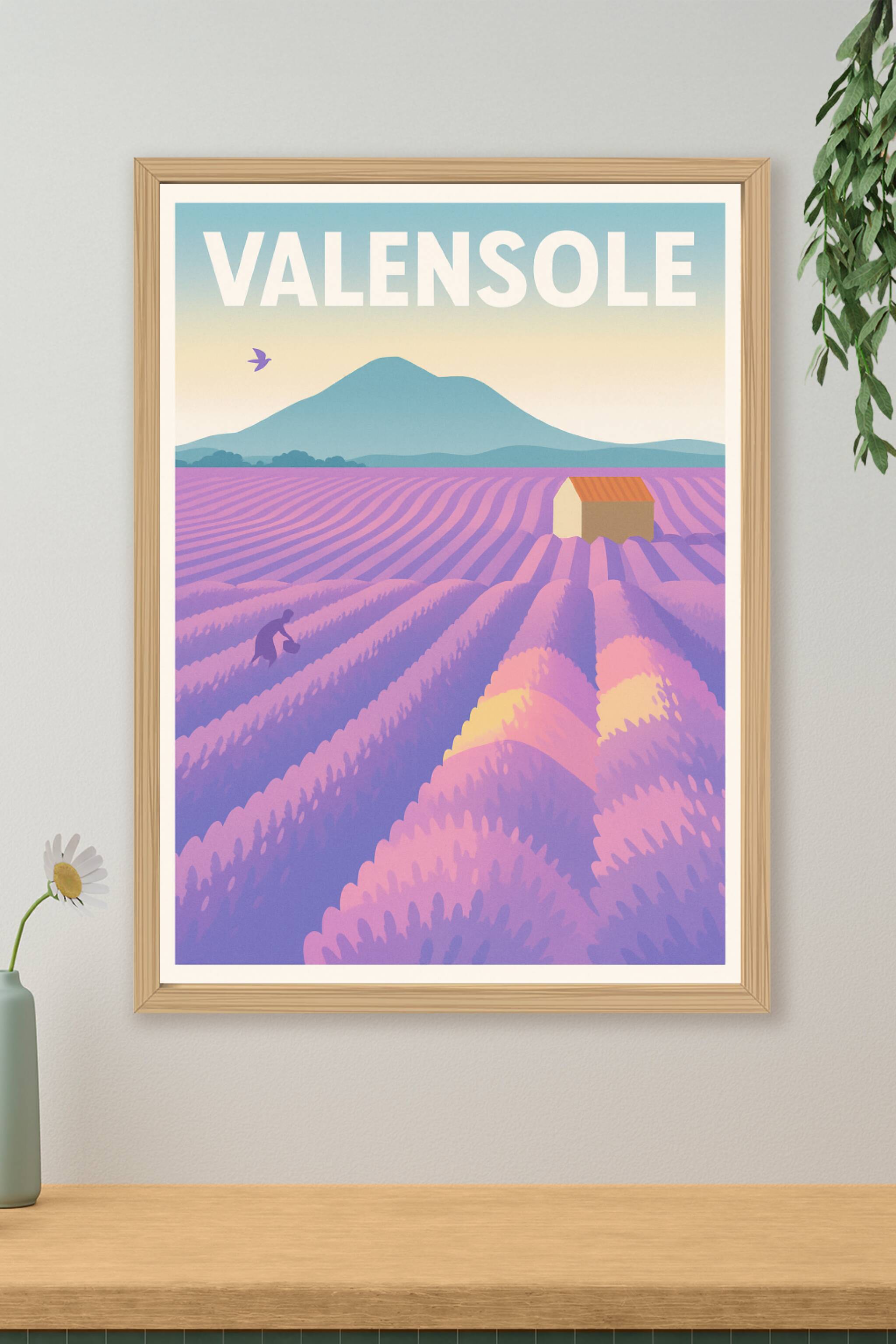 Affiche de Valensole - L'évasion parfumée de la Provence