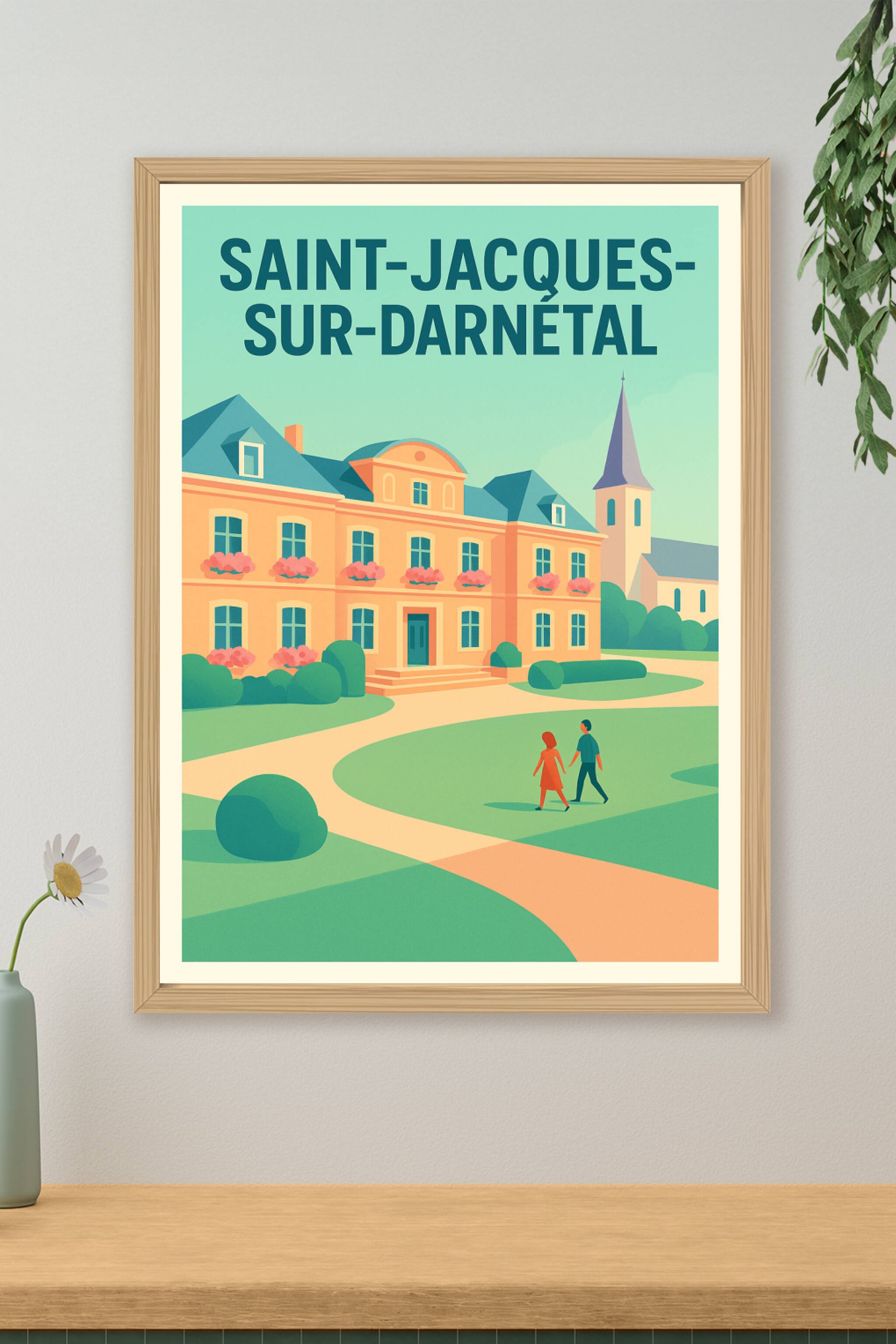 Affiche de Saint-Jacques-sur-Darnétal - Élégance et sérénité normande