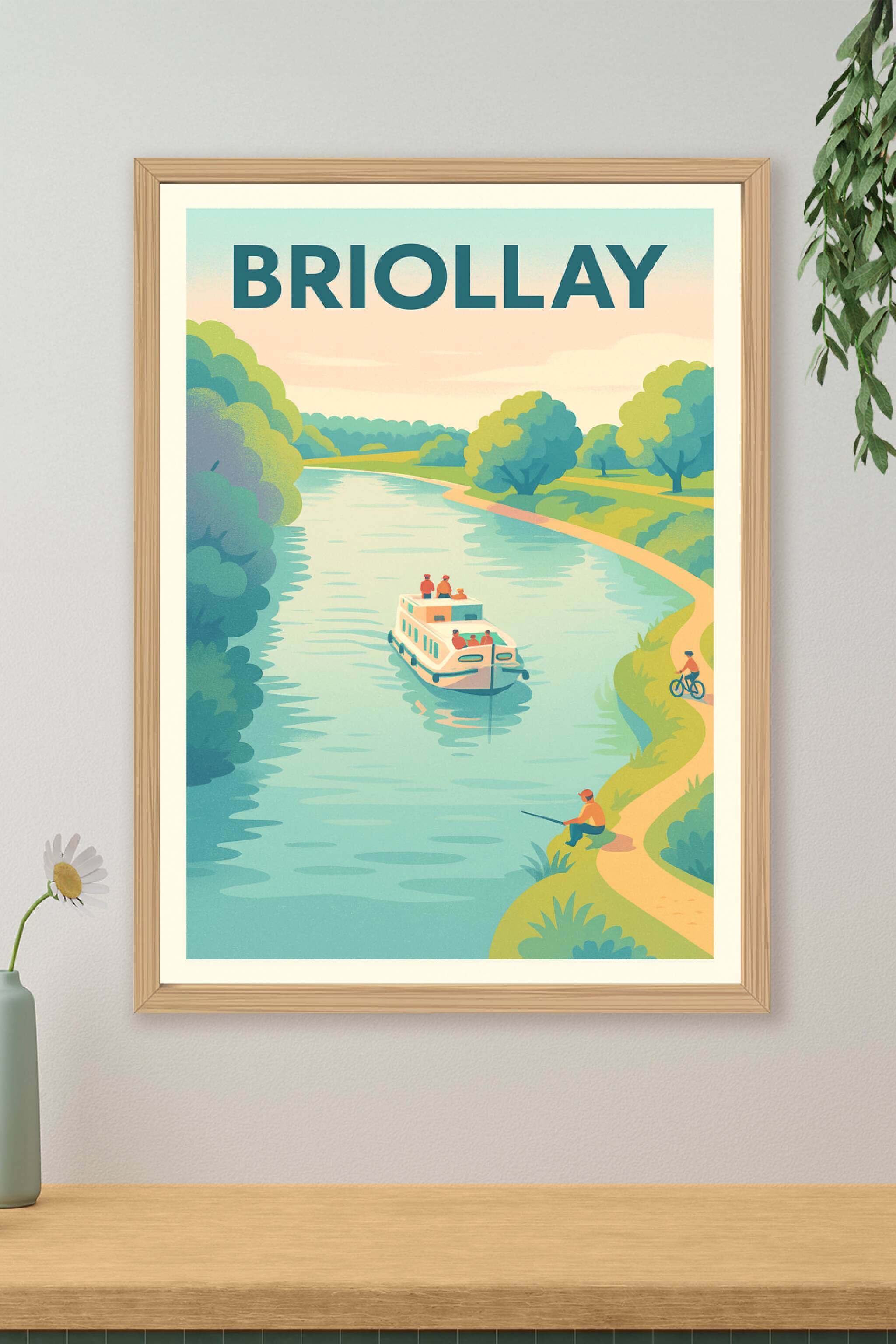 Affiche de Briollay - Évasion bucolique au fil de l'eau