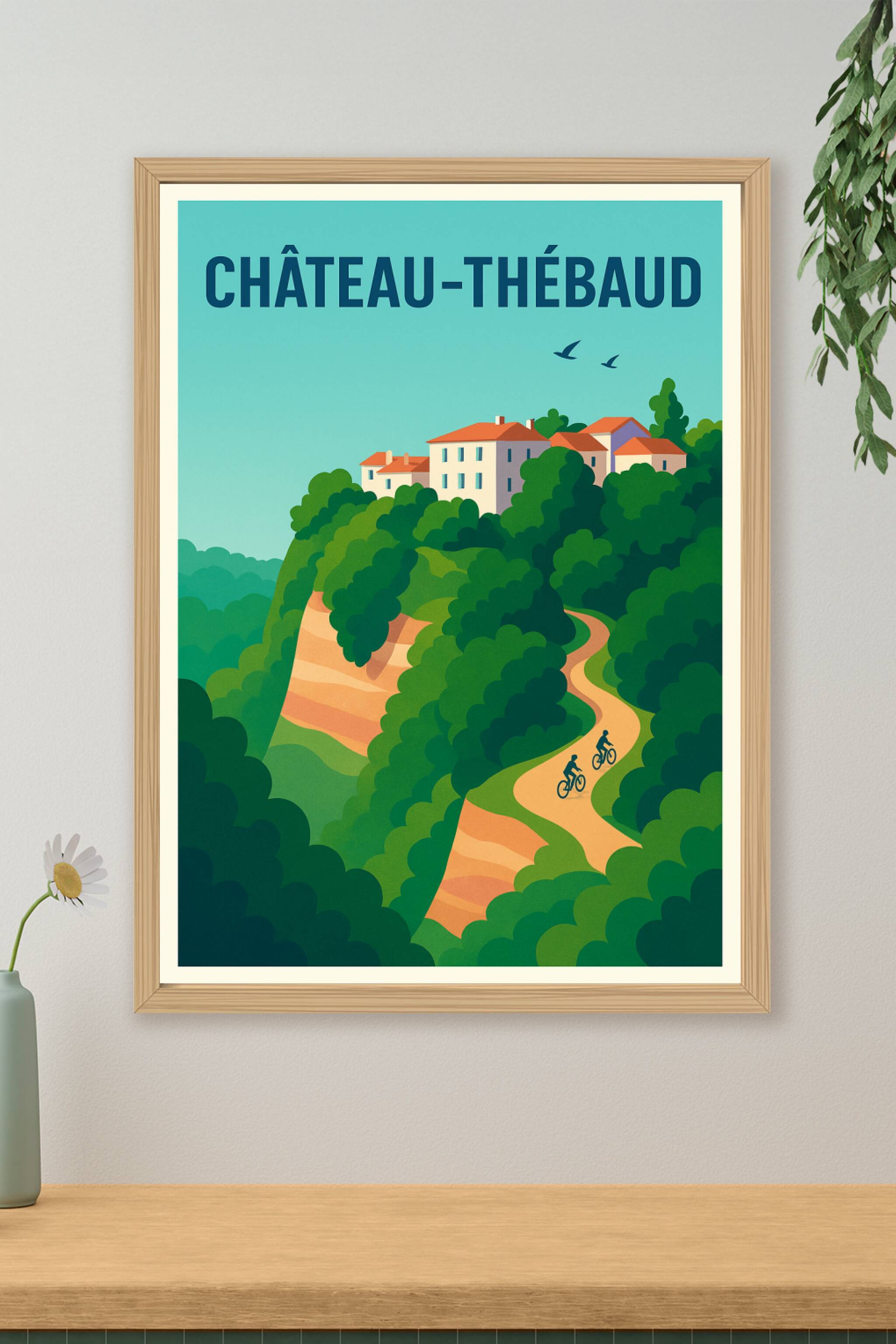 Affiche de Château-Thébaud - Évasion nature et douceur de vivre