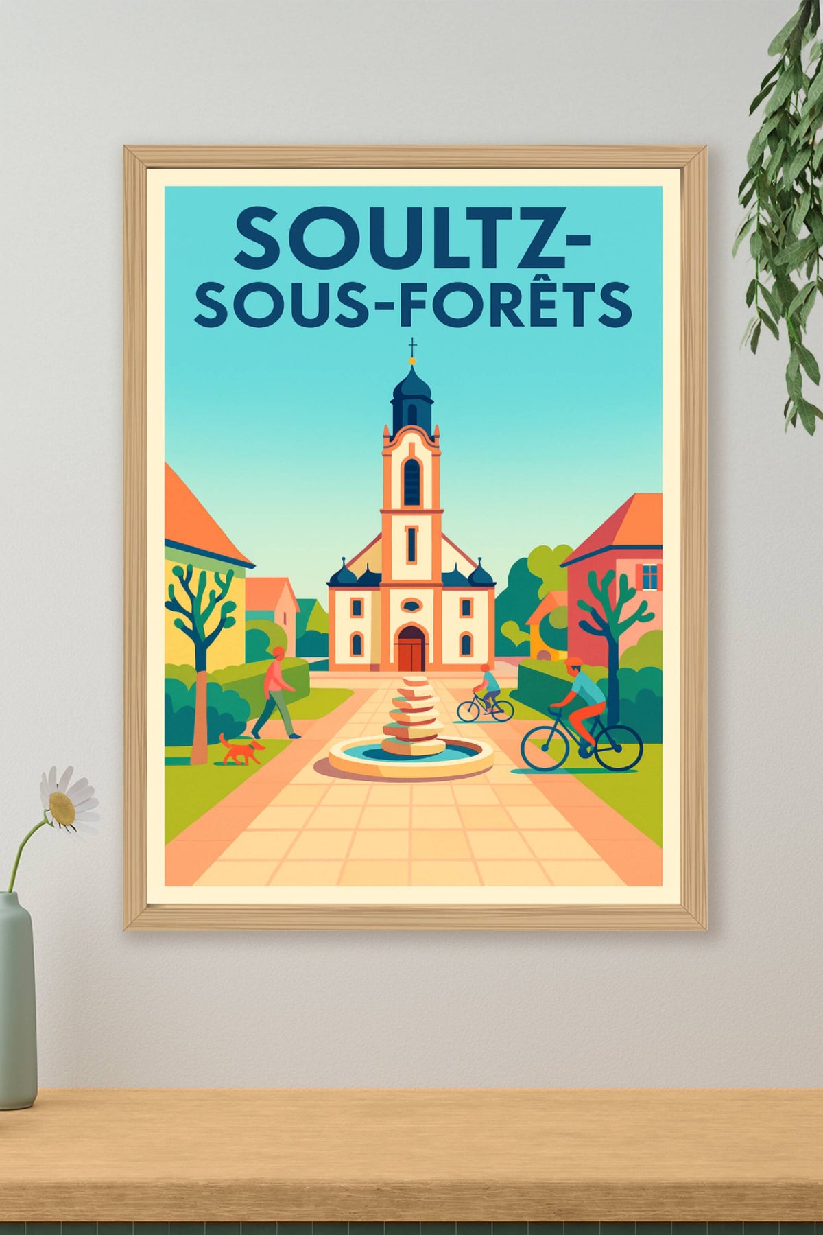 Affiche de Soultz-sous-Forêts - Charme paisible au cœur de l'Alsace