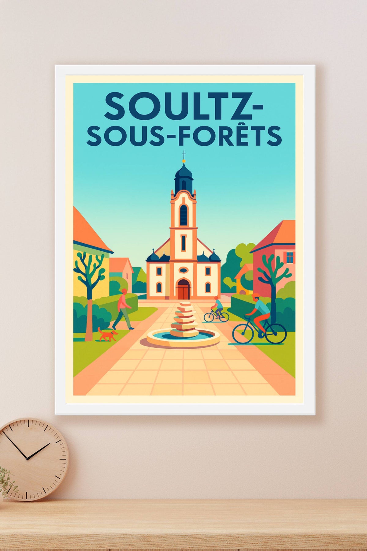 Affiche de Soultz-sous-Forêts - Charme paisible au cœur de l'Alsace
