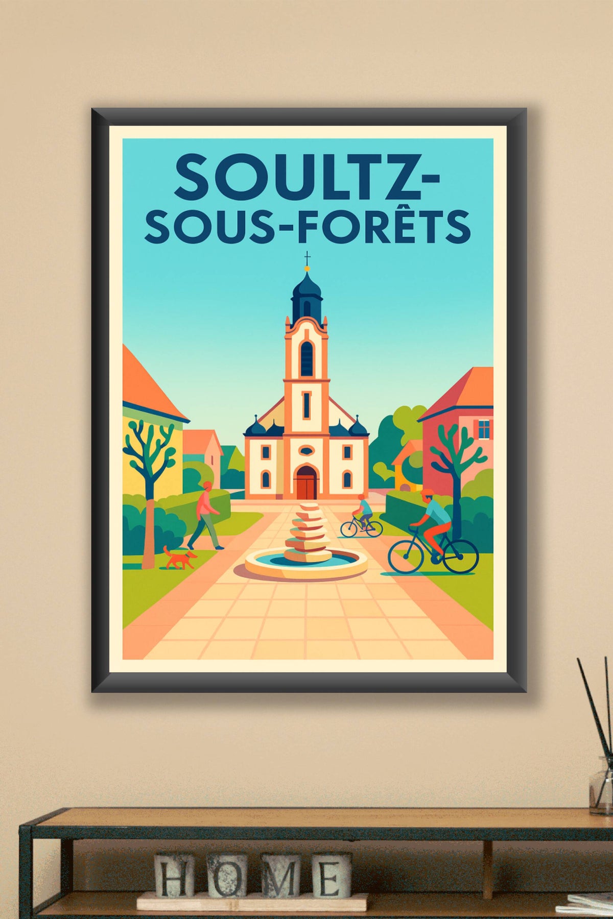 Affiche de Soultz-sous-Forêts - Charme paisible au cœur de l'Alsace