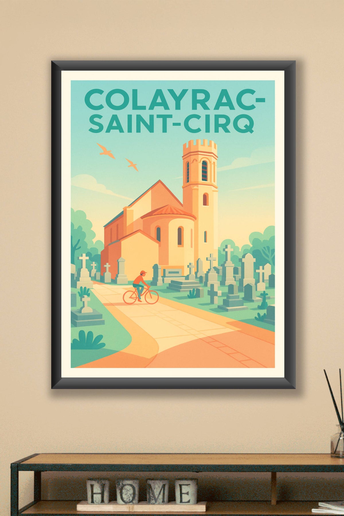 Affiche de Colayrac-Saint-Cirq - Une balade paisible au cœur du patrimoine