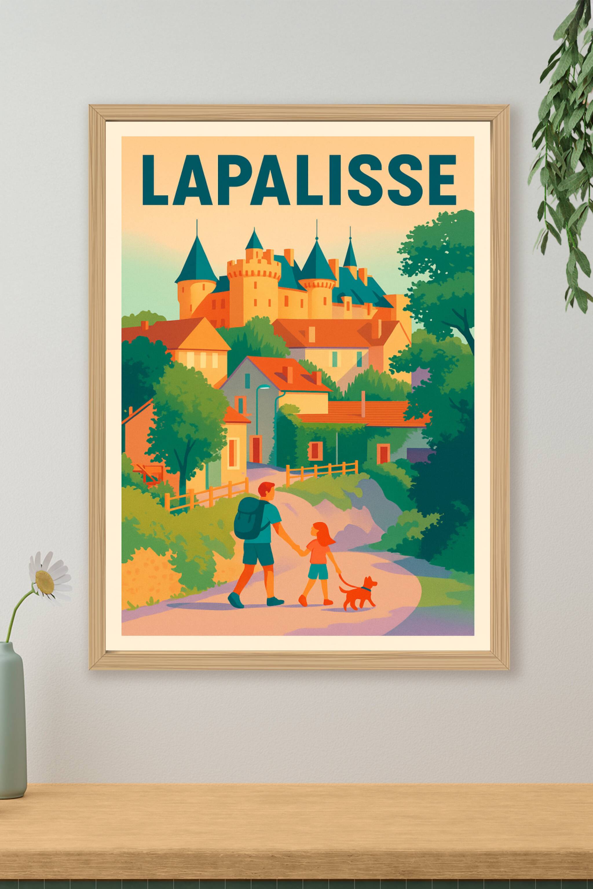 Affiche de Lapalisse - Charme et histoire au cœur de l’Allier