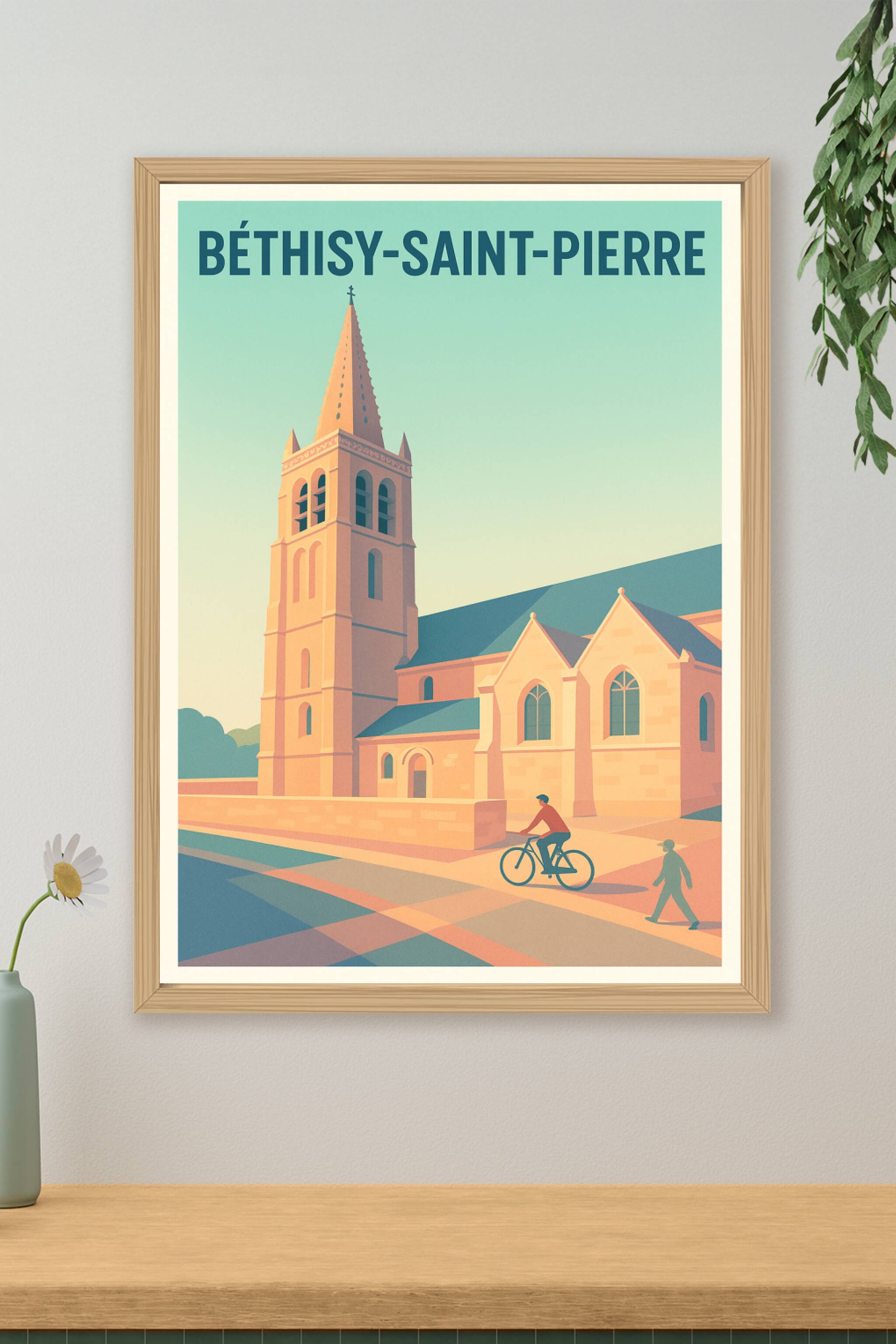 Affiche de Béthisy-Saint-Pierre - L'élégance intemporelle de son église