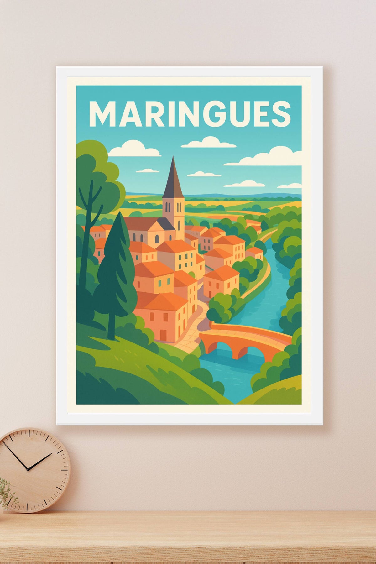 Affiche de Maringues - Charme bucolique au cœur de la nature